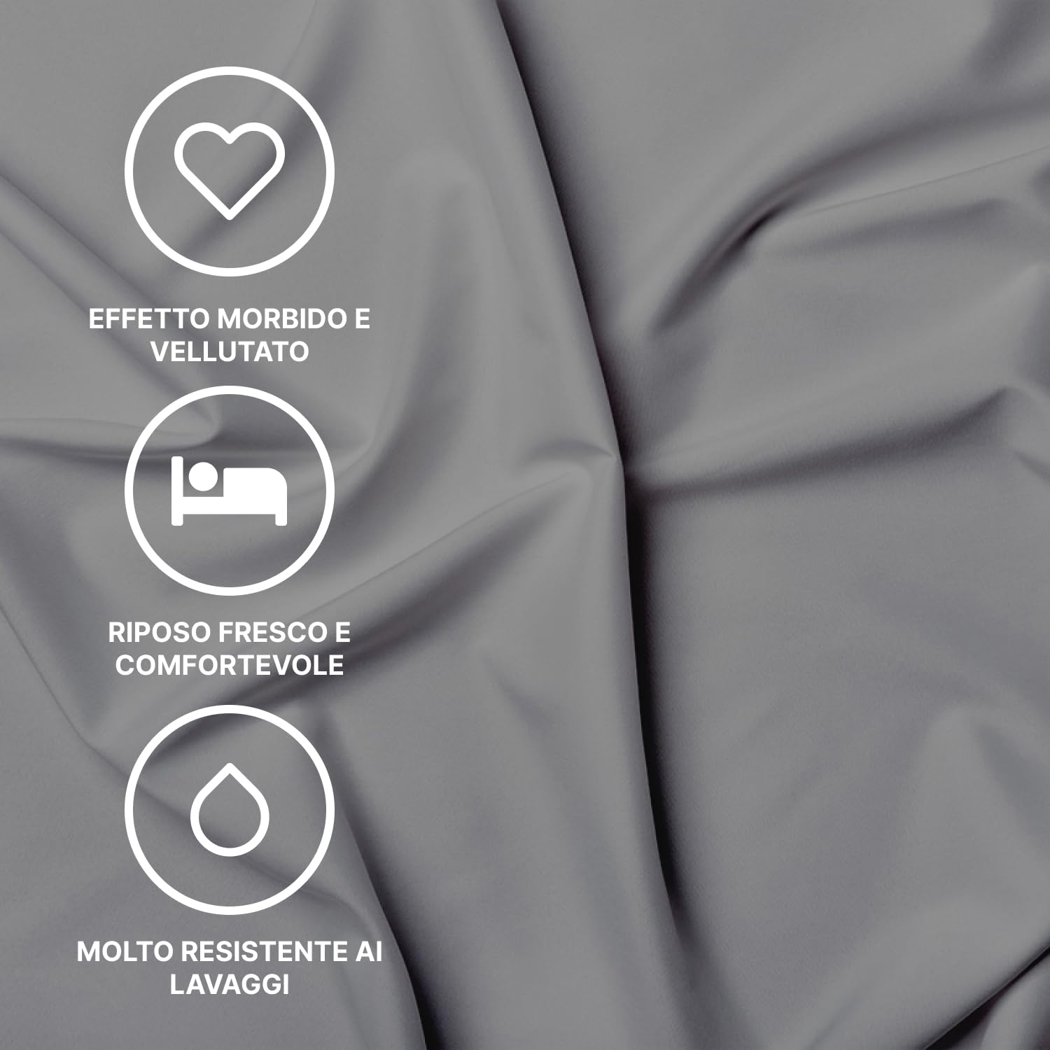 domus&trend - Juego de sábanas de matrimonio de algodón percal 100% de 225 x 295 cm + 1 sábana bajera con esquinas para cama de matrimonio sábana bajera de 200 x 180 x 30 cm + 2 fundas de almohada de