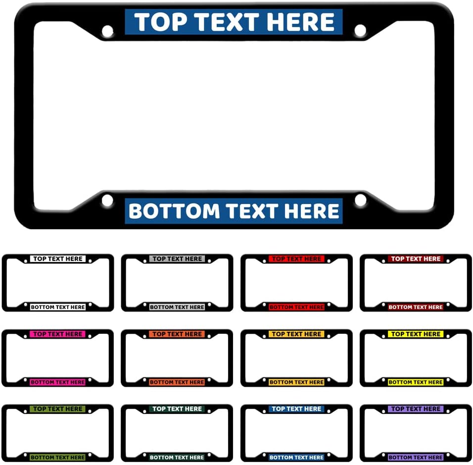 Tobe Yours Matte Personalized Custom License Plate Frame