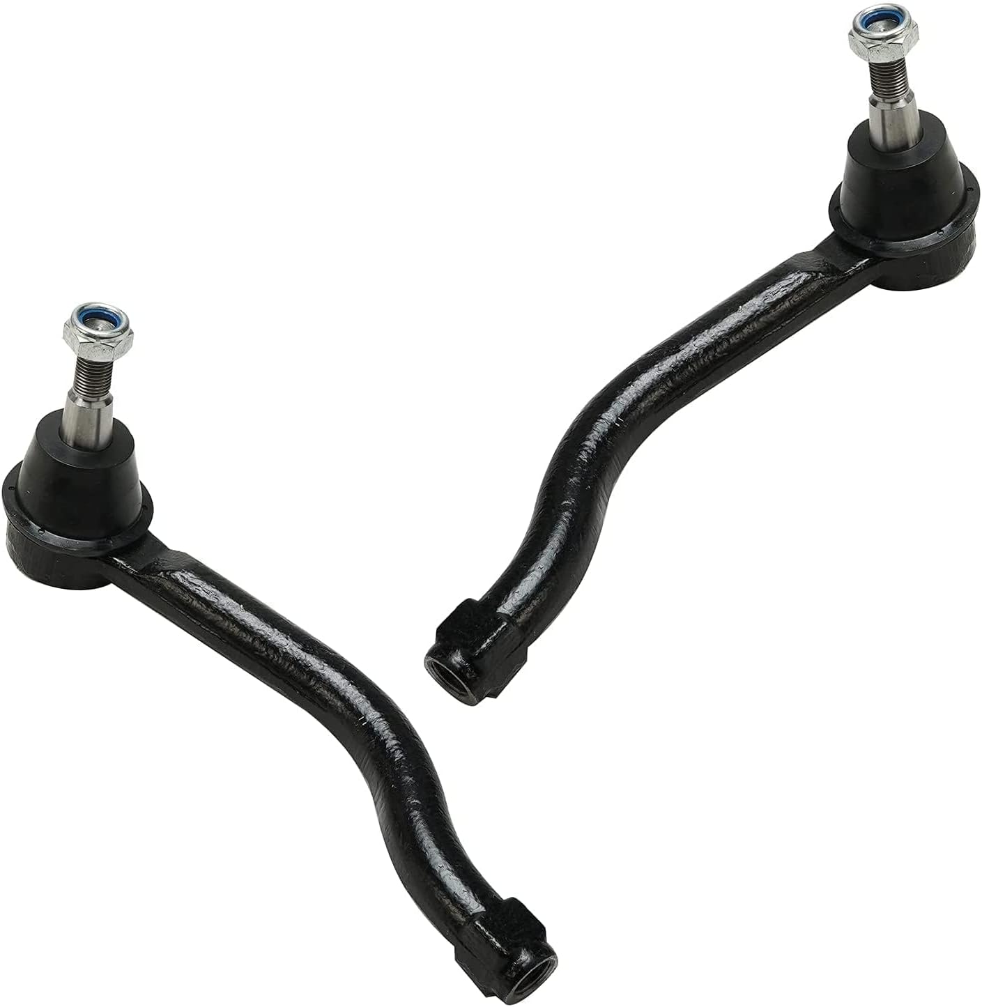 Detroit Axle - Front 6pc Tie Rods Kit for 09-14 Nissan Maxima, 4 Suspension Outer & Inner Tie Rod Ends 2 Boots 2009 2010 2011 2012 2013 2014 Replacement