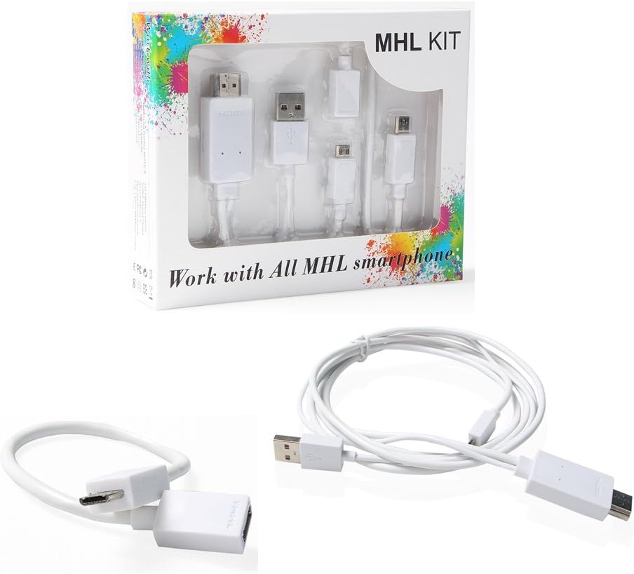 MHL Micro USB to Hdmi Tv Av Cable Adapter Hdtv 1080p for Samsung Galaxy S3 S4 S5 Note2 Note 3 HTC One All Mhl Smartphone