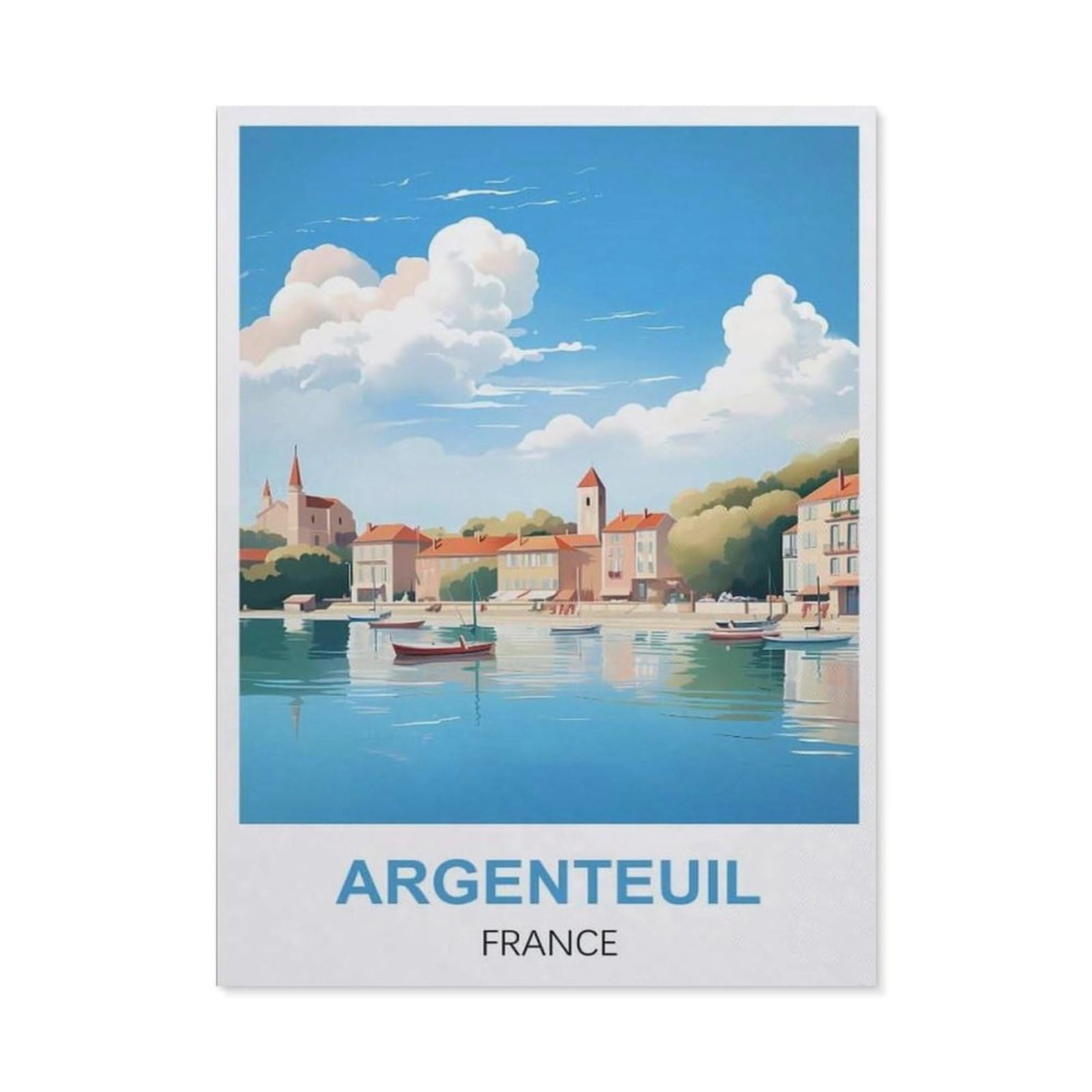 Tin Sign，Argenteuil France(30x40cm）