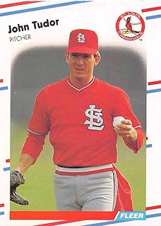 1988 Fleer Baseball #48 John Tudor St. Louis Cardinals Official MLB Trading Card From Fleer