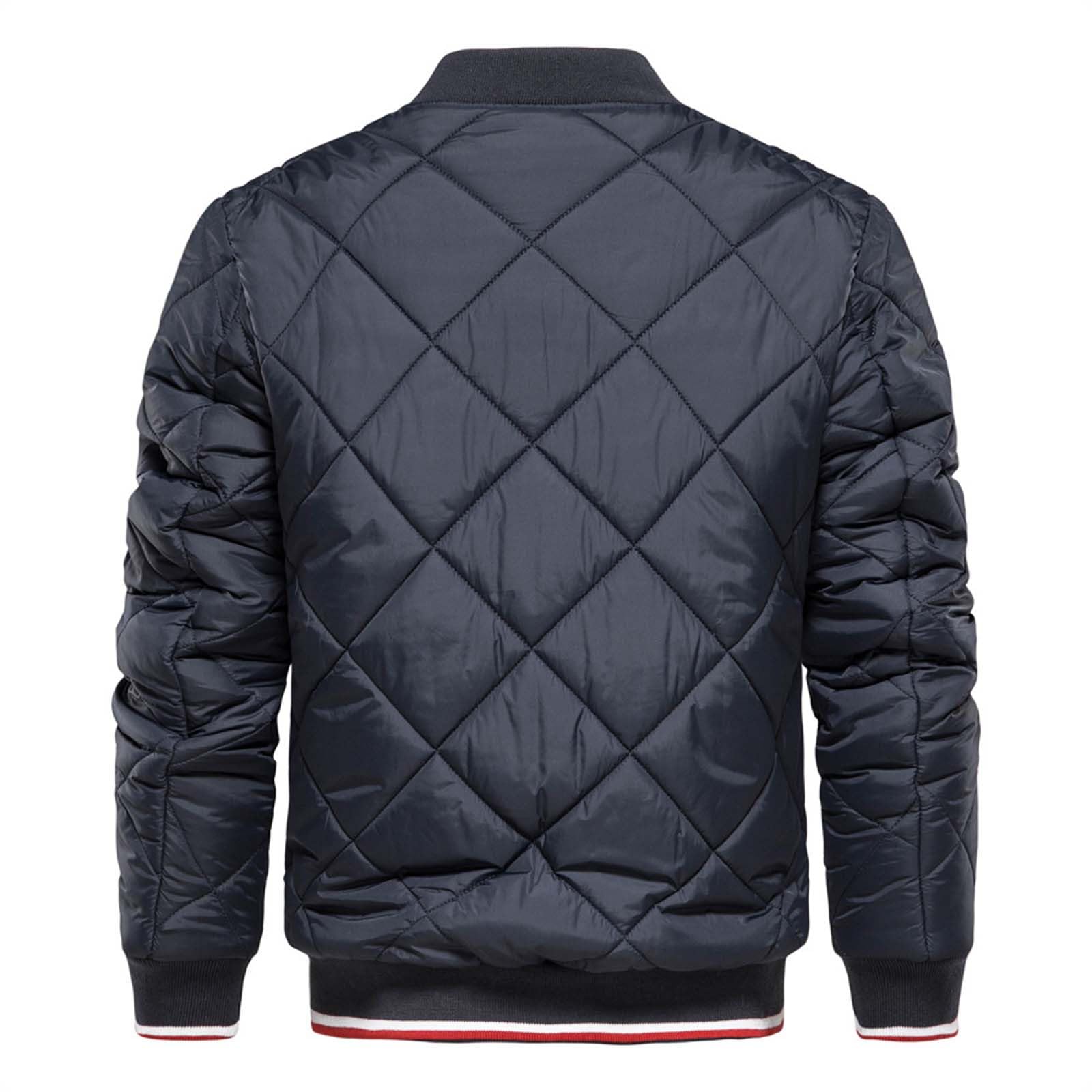 Giacca Sportiva Uomo Buoni Amazon Giubbotto Riscaldato Moto Giacca da Uomo in Similpelle Ecologica Invernale con Collo Alto di Transizione Matelassee Moto Pilota Zippato Cerniera Casual Giacca