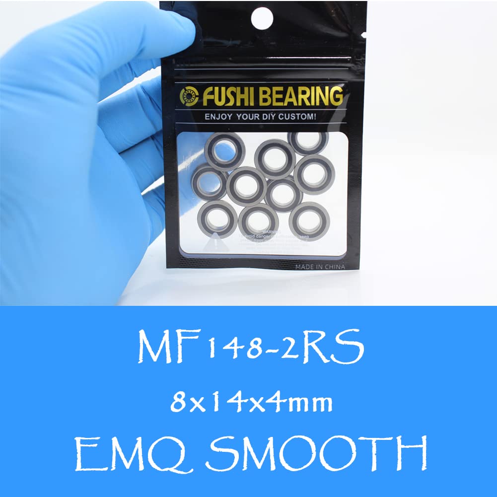 Rodamientos Othmro 698ZZ - 8x19x6 Mm, Doble Sellado De Metal, Acero Al Carbono, Pack De 4