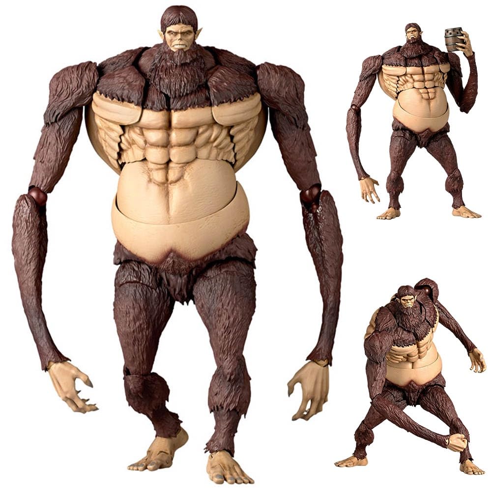 Zeke Jaeger Actionfigur Bewegliche Gelenke Anime Figuren Statue | Eren Jaeger Levi Sammelfigur, austauschbar, Titan, 17,5 cm