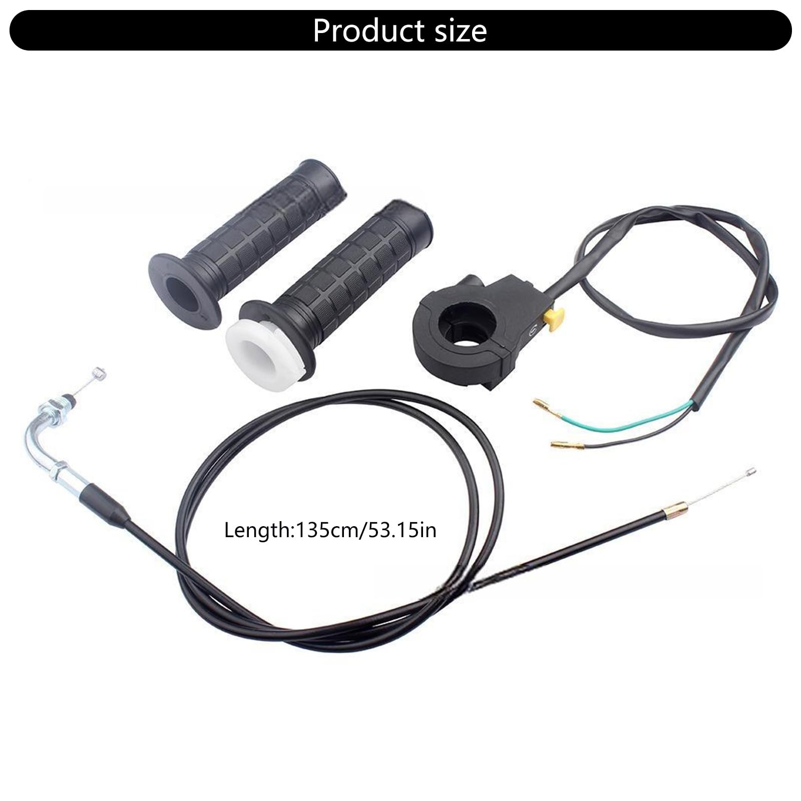 Manopole per acceleratore da 22 mm e cavo accessori moto per motore a 2 tempi 80 60 50cc Bike Accelerator Grip Tool Free installazione della presa del motociclo
