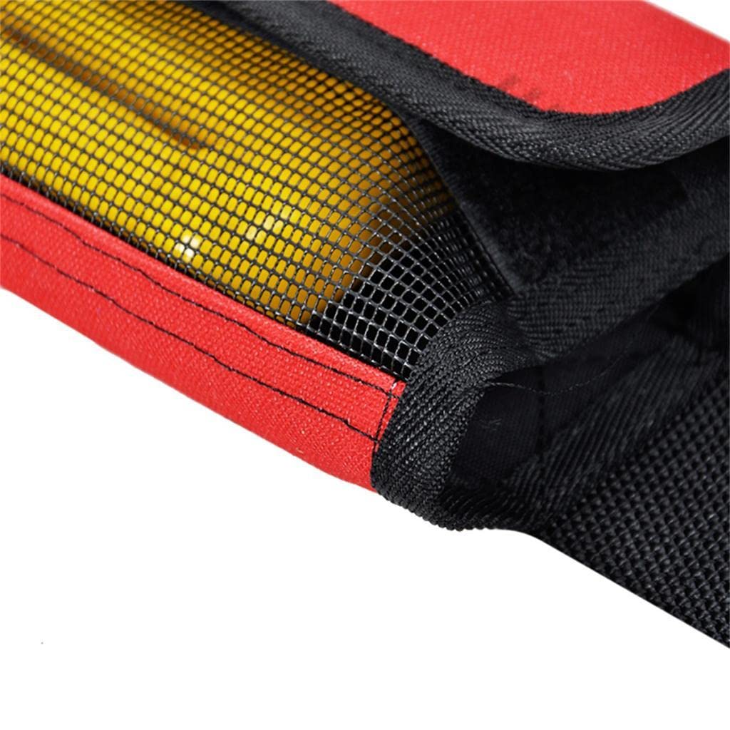 Ceinture de plongée robuste avec boucle en acier inoxydable avec poches Rouge 145 cm