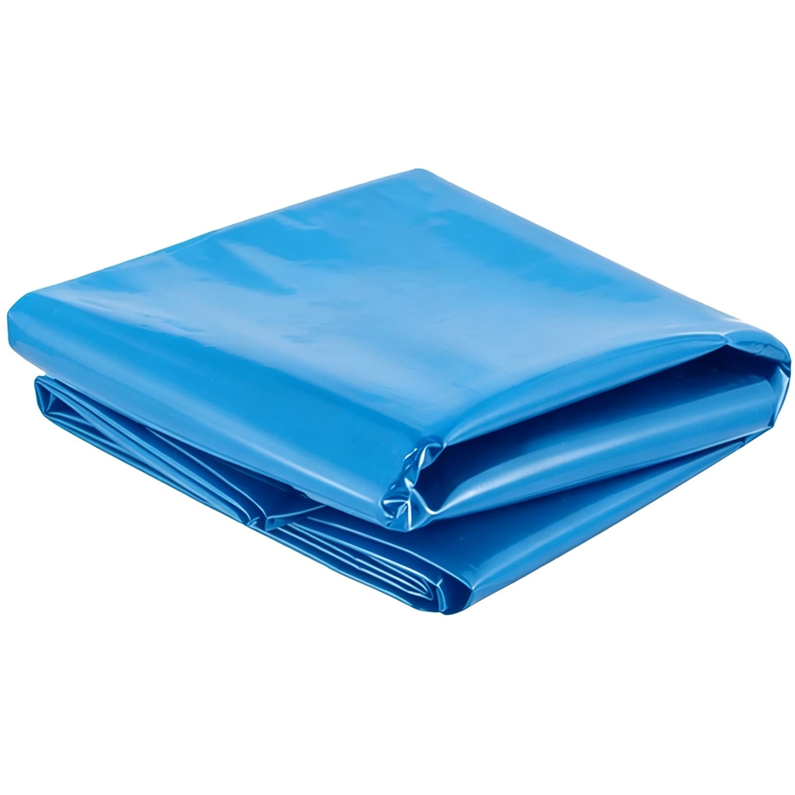 Hamankim Blue Pond Liner Underlay Reinforced Ponds Membrane, 1x6m 3x7m 4x4m 5x8m 6x10m Foldable Pond Tarp for Garden Fountain Artificial Lake and Aquaculture(4x10m(13.1x32.8ft))