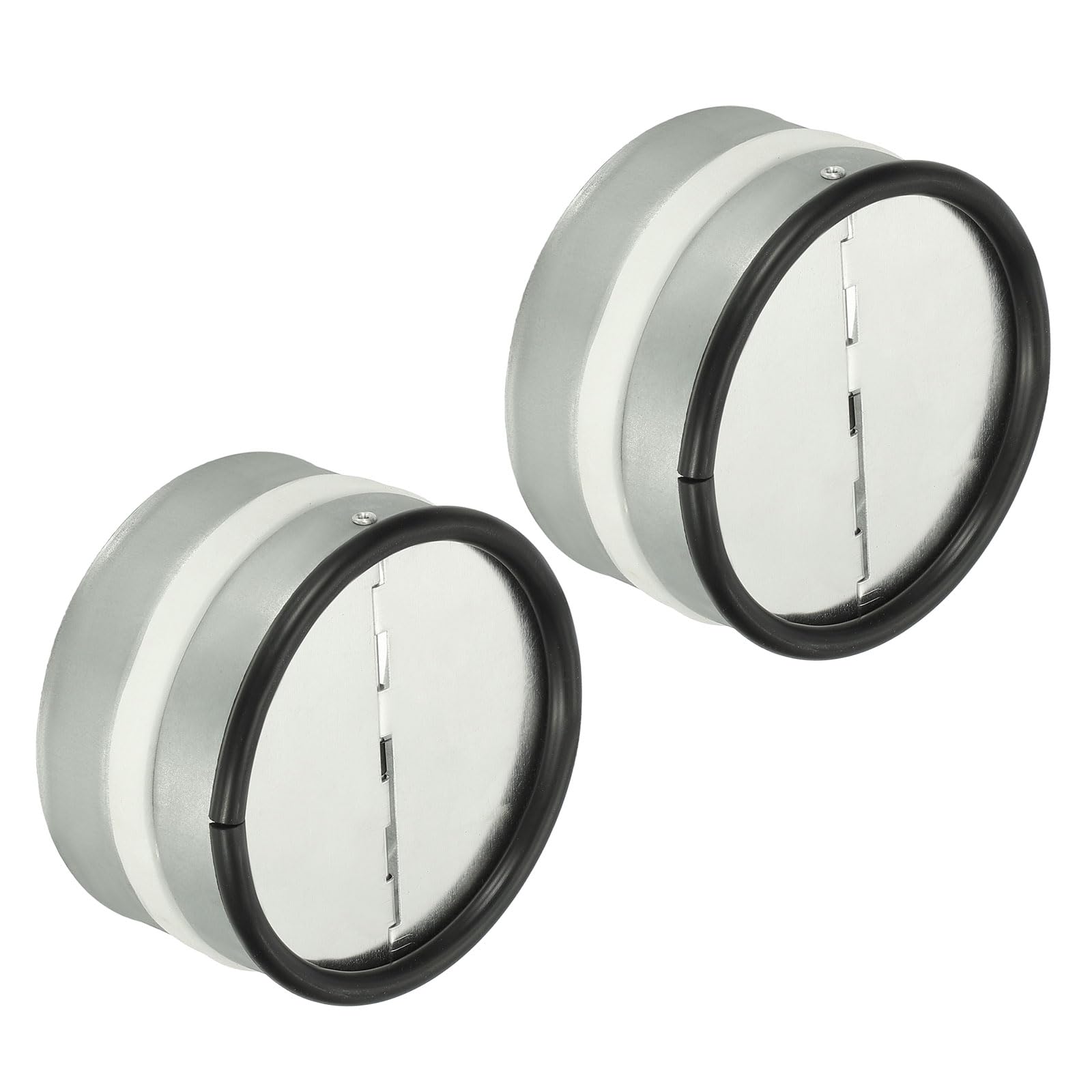YOKIVE 3.9-inch Backdraft Damper Shutter, 2 Pcs Inline Spring Loaded Blocker Dryer Duct Damper