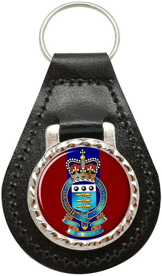 Giftshop UK Royal Army Ordnance Corps, British Army Leather Key Fob