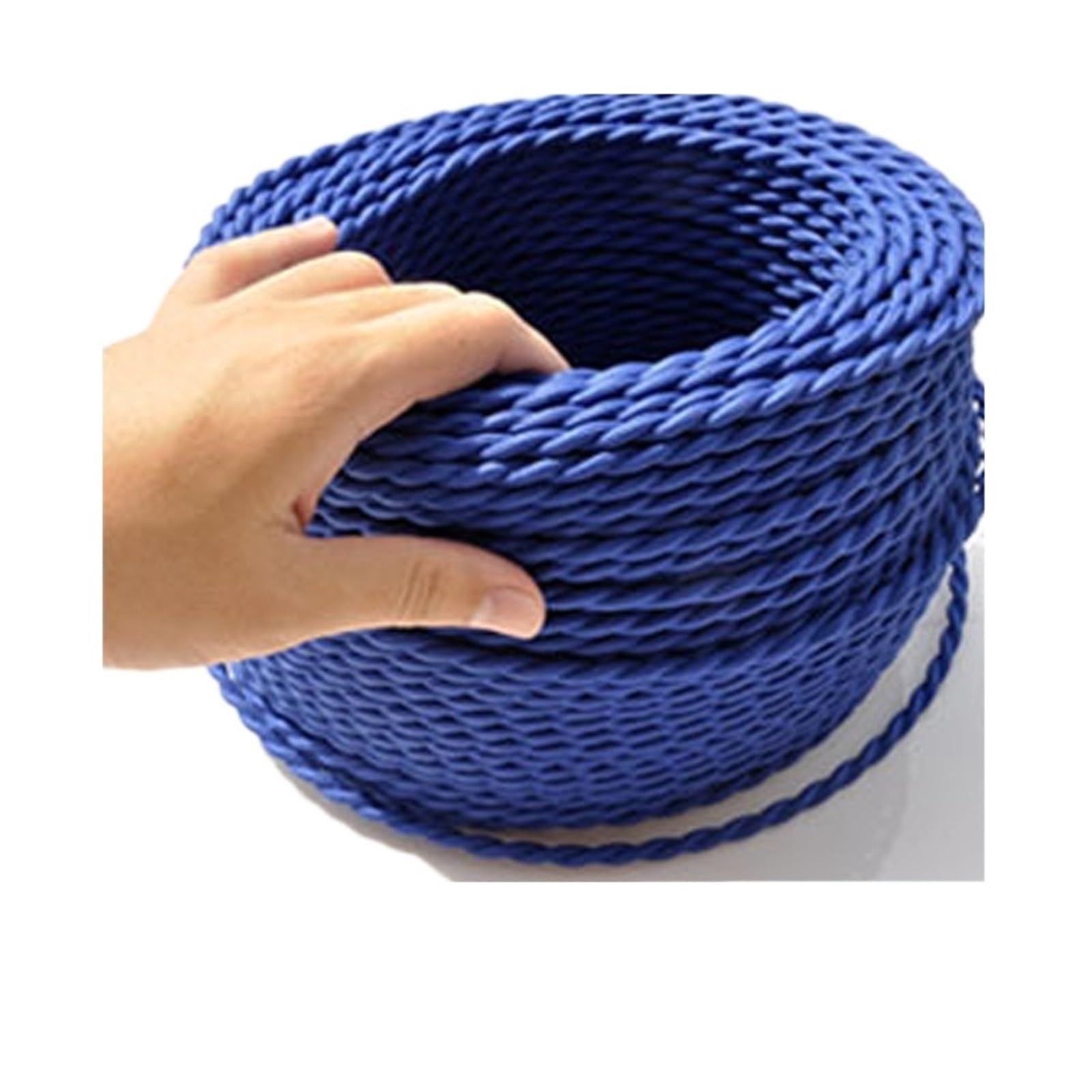 Cavo Elettrico Tessile Da 10 M, Cavo In Corda Di Canapa Intrecciata Retro 2x075 Mm2 2 Fili Intrecciati Per Lampada A Sospensione Fai Da Tenero 91786240 - Foto 4