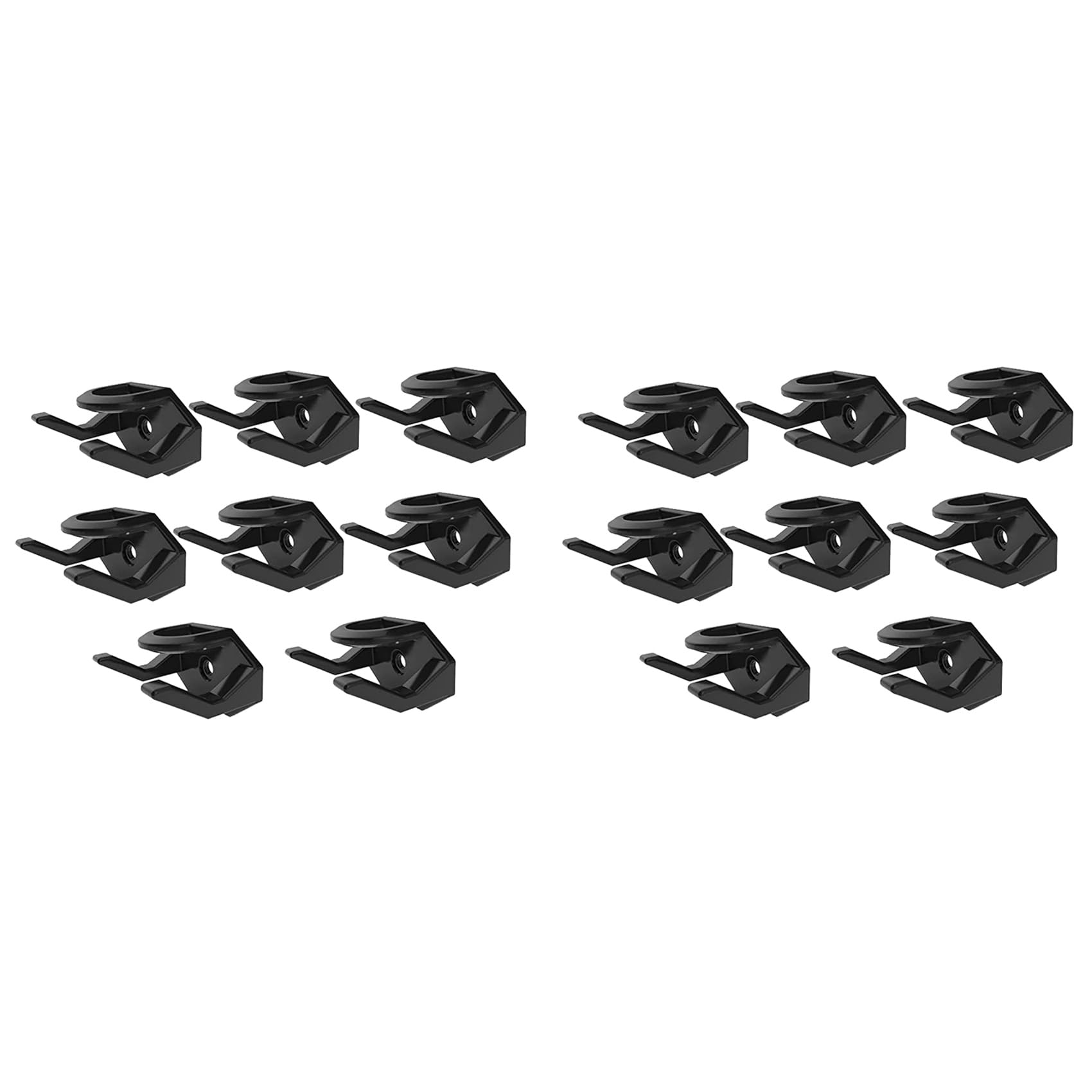 Hndhbfgrt Black 16Pcs Hat Hooks For Wall Hat Rack For Baseball Cap Hat Display Hat Hangers For Wall