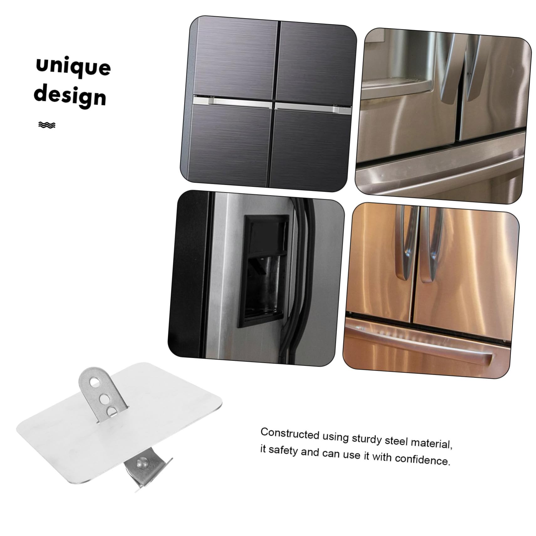 PRETYZOOM 3 Set Blocco Commerciale Serratura Serrature Per Porte Serrature Per Cassetti Blocco Di Sicurezza Blocco Congelatore Commerciale Acciaio Inossidabile