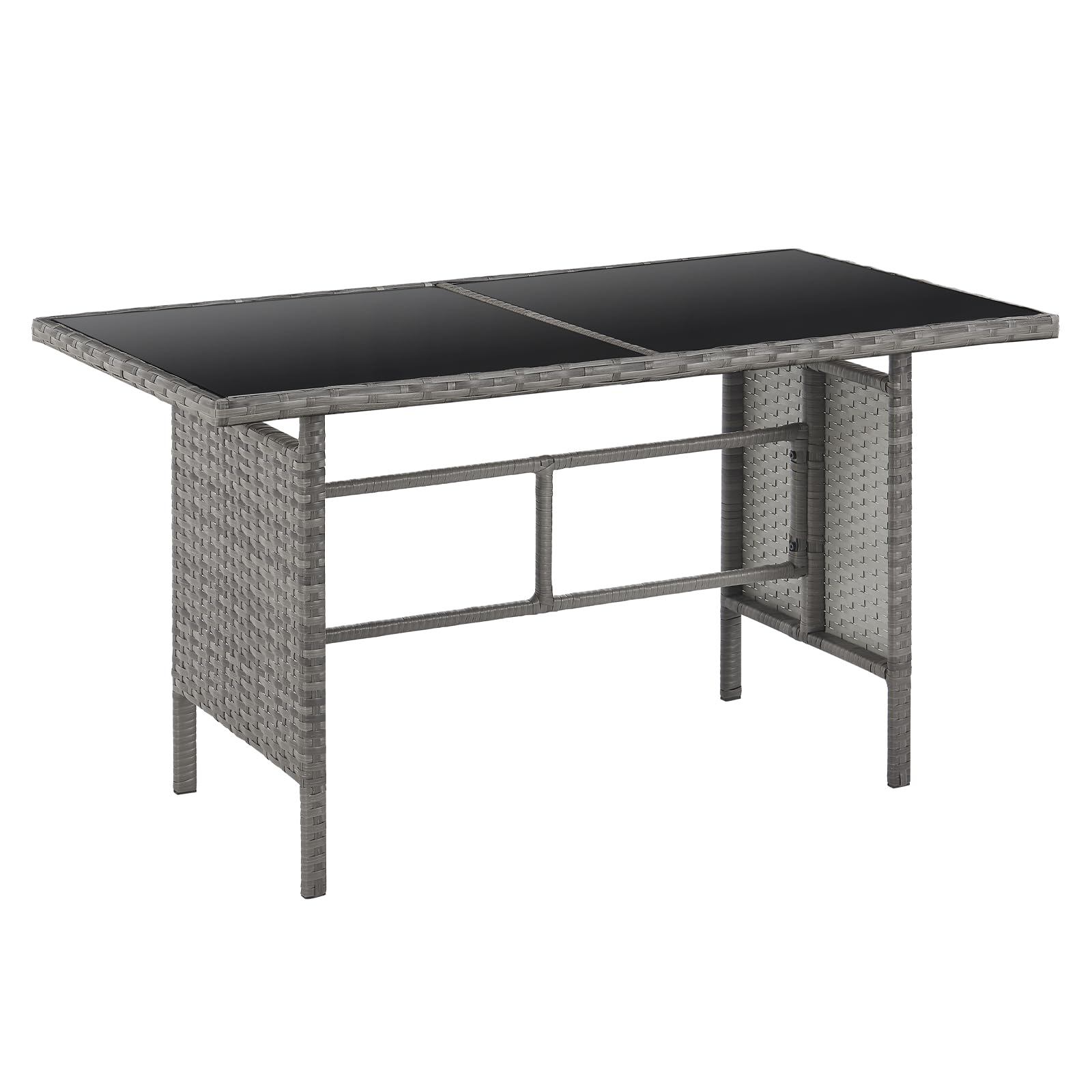 SVITA Madison Rattan-Lounge Polyrattan Ecksofa Gartenmöbel-Set Sofa Garnitur Couch-Eck
