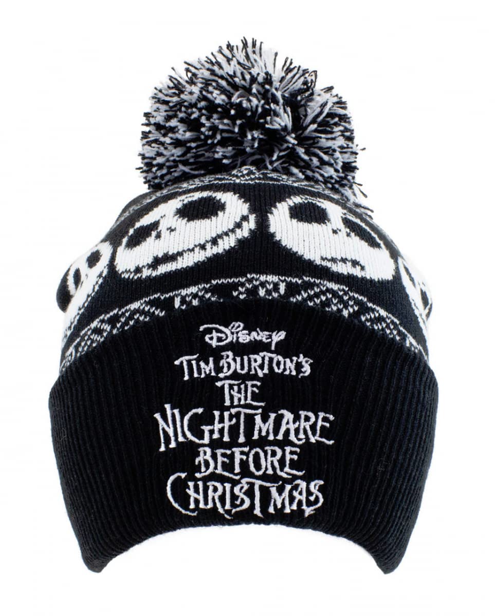 Nightmare Before Christmas Basic Snow Beanie Black/White