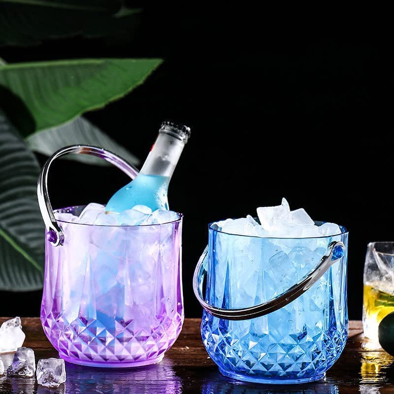 Amazon｜RZFZ アイスペール 氷入れ アクリル クリア 飲料冷却タブ