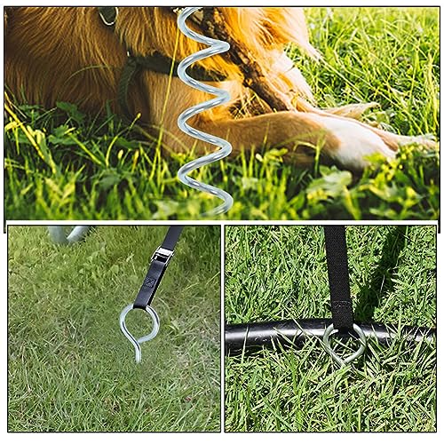Ipetboom Estaca De Amarrar Para Cães Estaca Para Cães De Serviço Pesado Estaca Para Cães Em Estaca P
