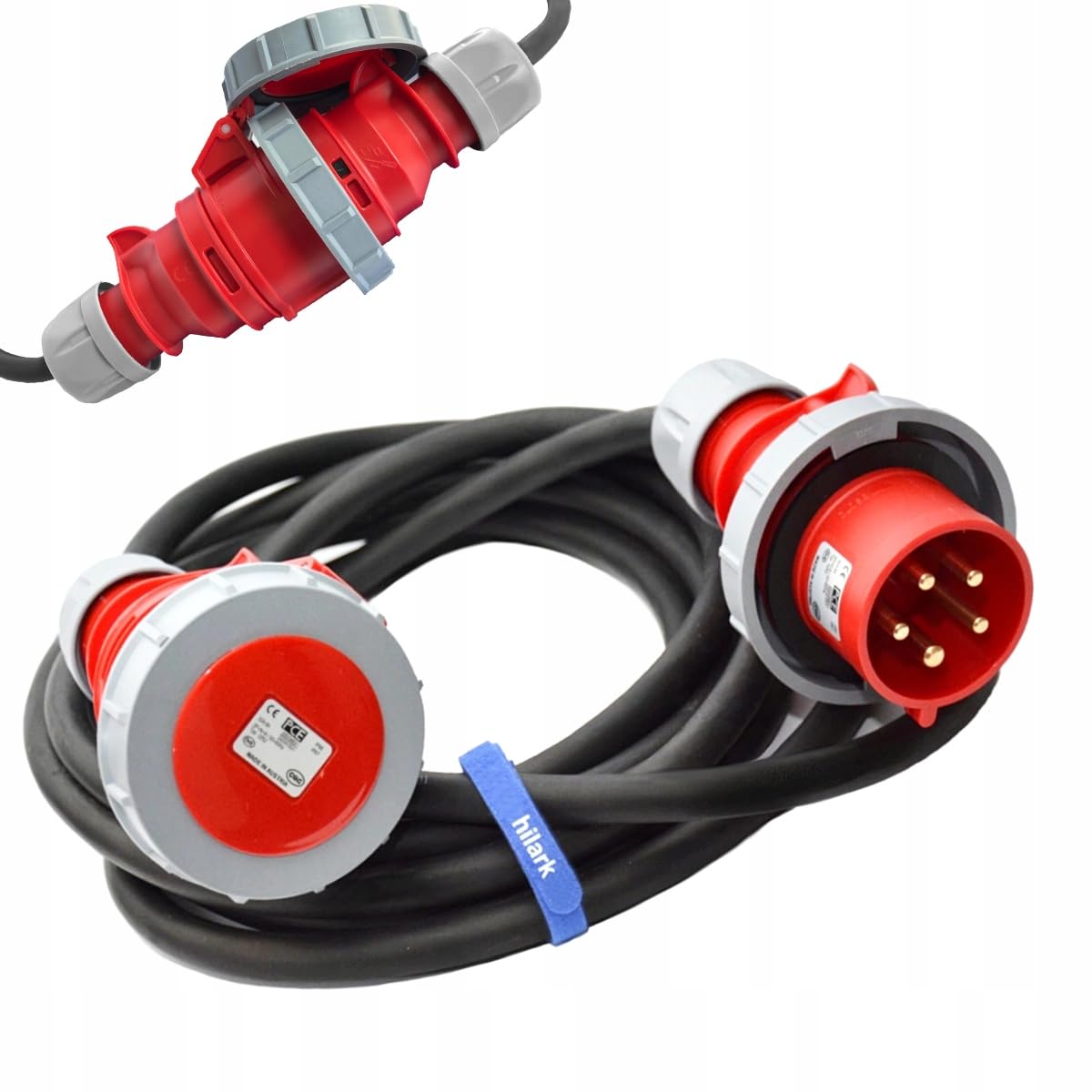 Hilark Cable Tech PRZEDŁUŻACZ SIŁOWY GUMA 50M H07RN-F 5x2,5 IP67 16A
