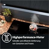 AEG DPE5660B Flachschirm-Dunstabzugshaube – Abluft oder Umluft – max. 600 m³/h im Abluftbetrieb mit max. 68 dB(A) – Energiekl. A – LED-Beleuchtung – Druck-Tasten – Schwarz - 8