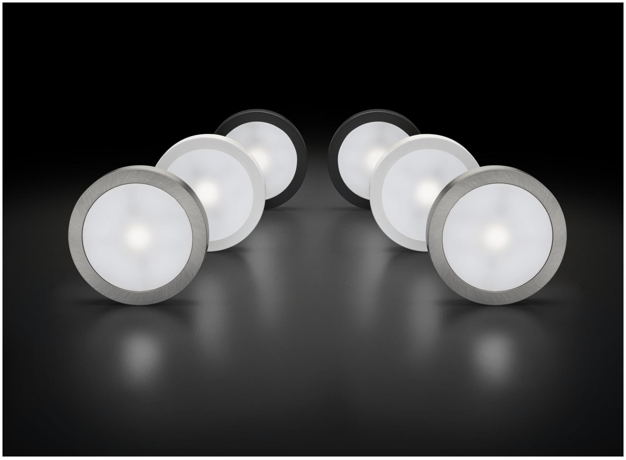 Tresco L-POC-4CCT24-1 24VDC 4W White Tunable (CCT) Power Pockit LED Puck Light - Black