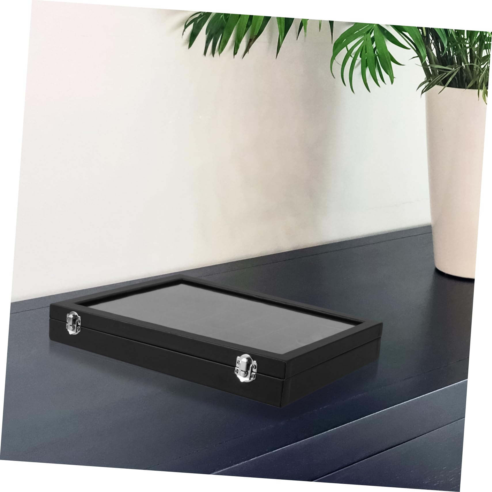 Amazon.co.jp: FELTECHELECTR 岩石ディスプレイケース 大型36格 PU