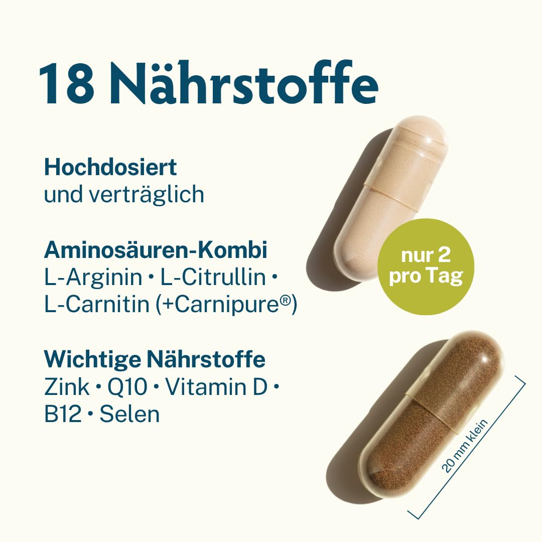 MascuPRO Fertil | 18 Inhaltsstoffe | 3 Monatspackung | Zink, Selen, Q10, Aminosäuren & Lycopin | vegan
