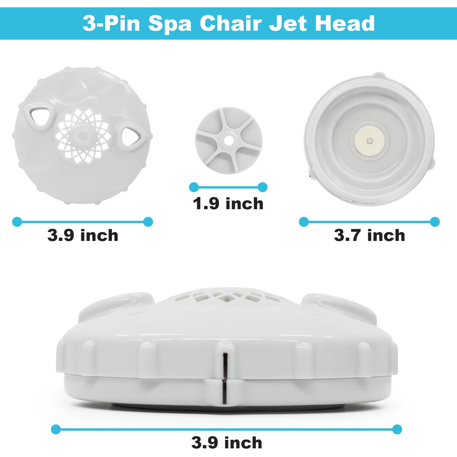 Lexor Spa Jet Head - Magnetic Pipeless Replacement -4 Lexor Spa Jet Head - Magnetic Pipeless Replacement -4