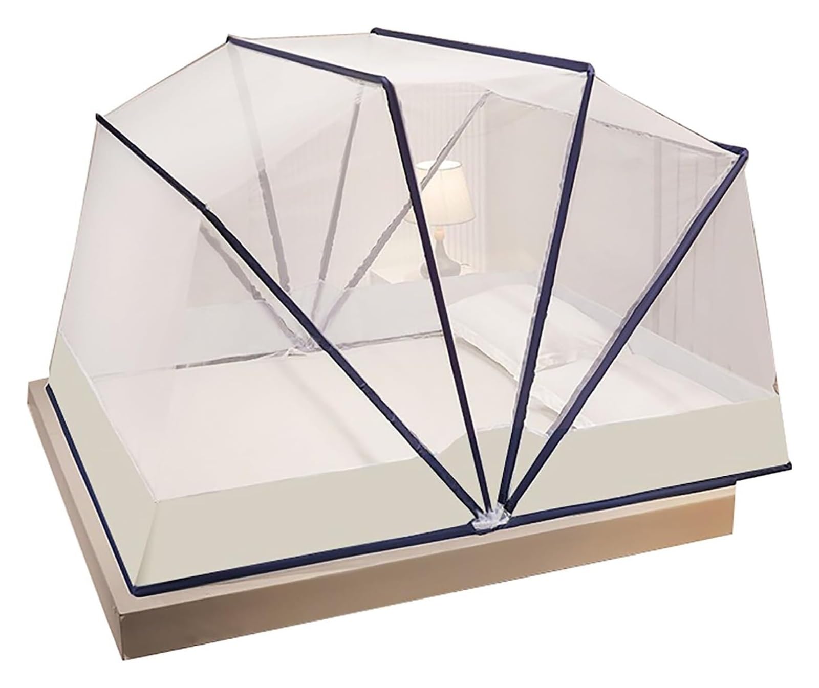 Dieses Moskitonetz, Hängendes Bettnetz, Faltbares Moskitonetz-Zelt-Bettbaldachin-Vorhänge Sommer Indoor Tragbarer Bodenloser Bettbaldachin für Reisen Schlafzimmer Studentenwohnheim (Rosa, 19