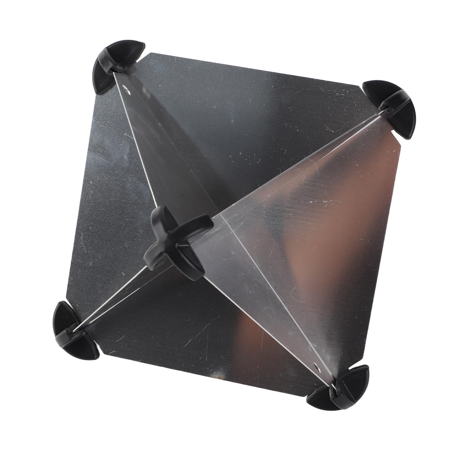 Réflecteur Marine en Aluminium 12x12 Pouces, Octaédrique pour Bateaux, Voiliers et Bateaux à Moteur, Améliore la Sécurité et la Visibilité