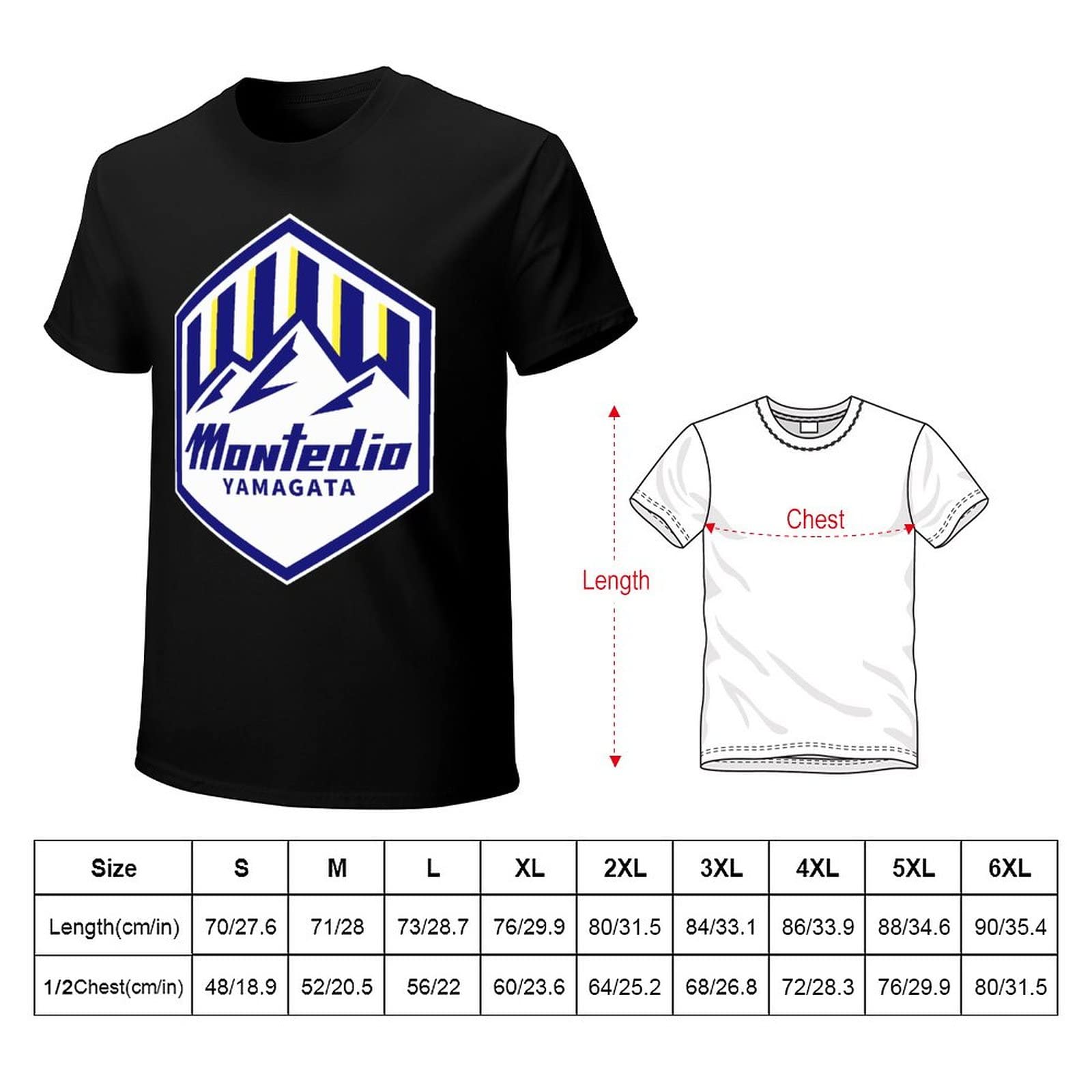 Amazon.co.jp: モンテディオ山形 半袖Tシャツ 綿100% 柔らかい