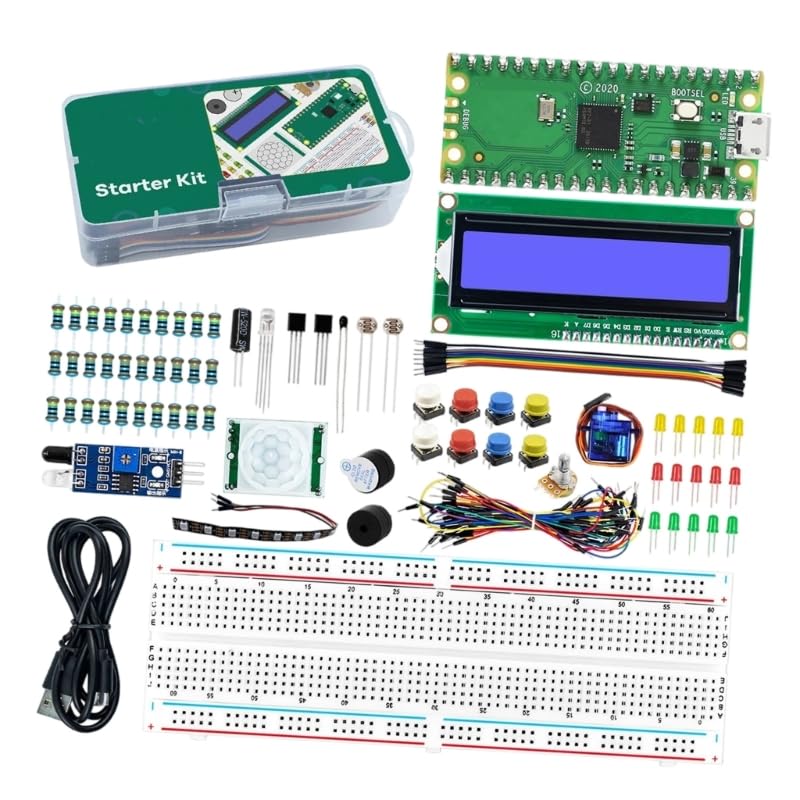RP2040 zestaw płyt z ekranem LCD1602 do nauki klasy elektroniki