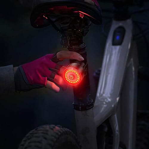 Miniatura 4 de Luces traseras de bicicleta, recargables y de larga duración, 1.0x1.5 in, luz impermeable para ciclismo, luz trasera para bicicleta, accesorio de