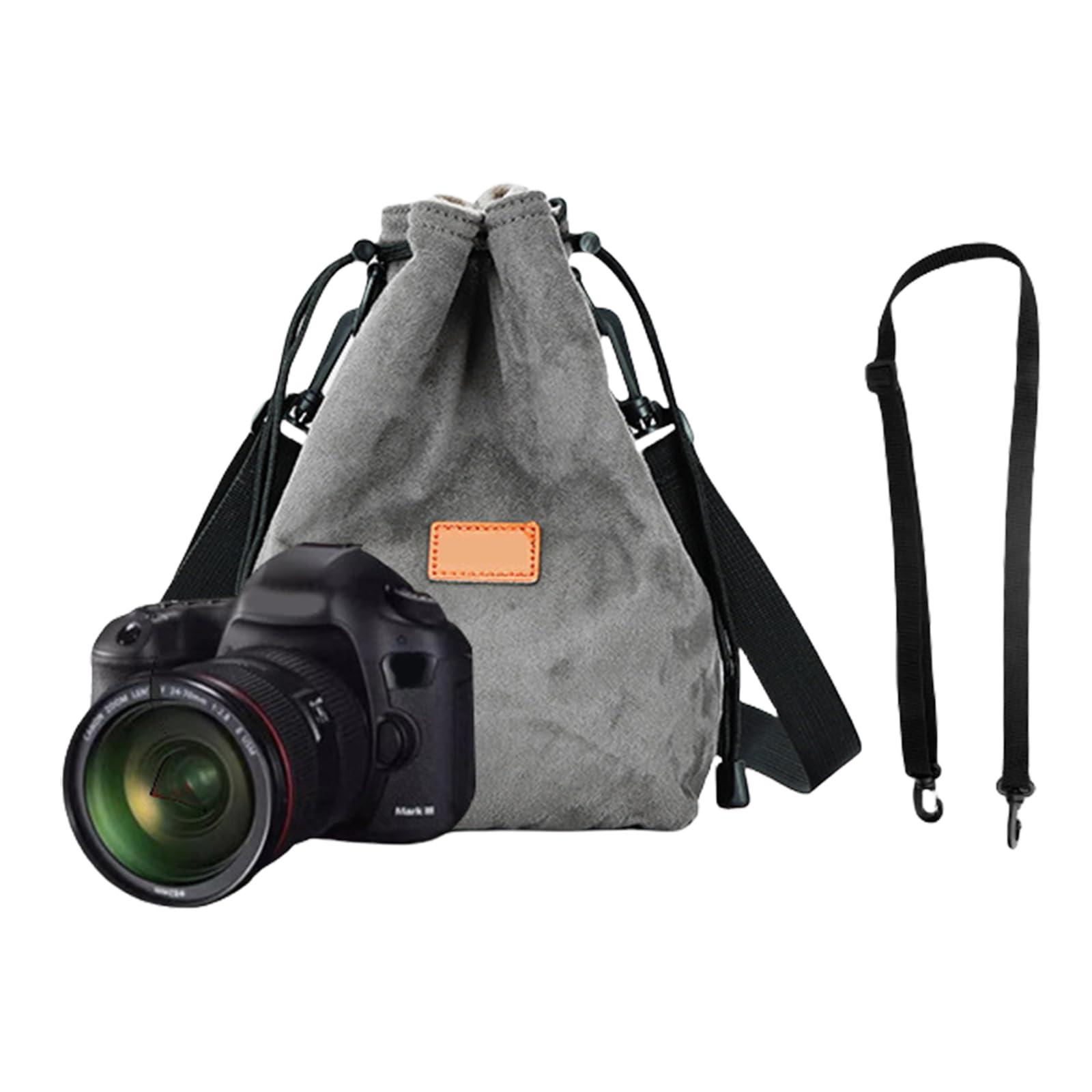 Jazuaiao Camera Lens Bag Camera Lens Pouches for Drawstring Case Pouches Bag Protective Case Accessories