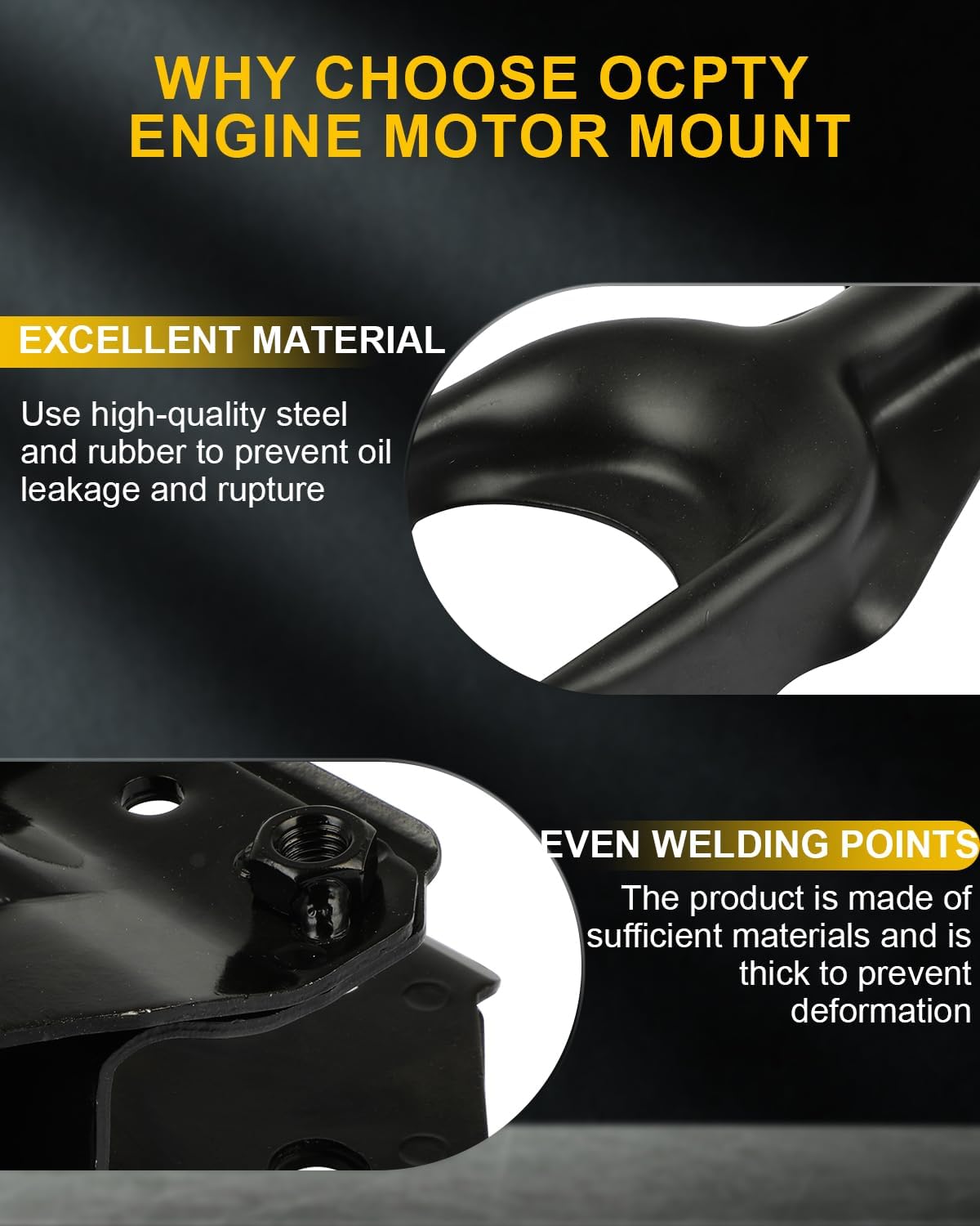 OCPTY 6PCS Engine Motor Mount and Transmission Mount and Torque Strut Mount Set Compatible for Chevrolet Impala Monte Carlo 2006-2011 3.5L # A2818 A5372 A2906 A5263