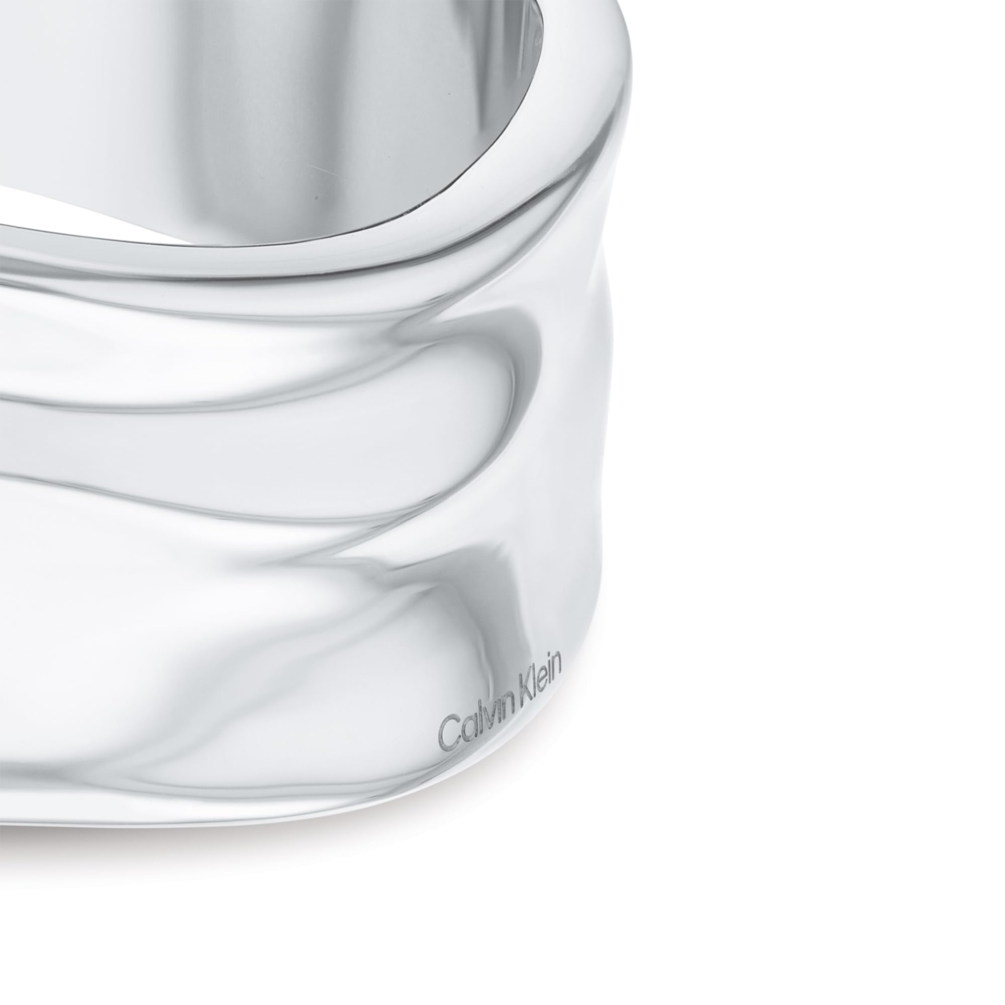 Calvin Klein Pulsera Rígida para Mujer Colección ELEMENTAL en Acero Inoxidable - Disponible en Plateada o Dorada