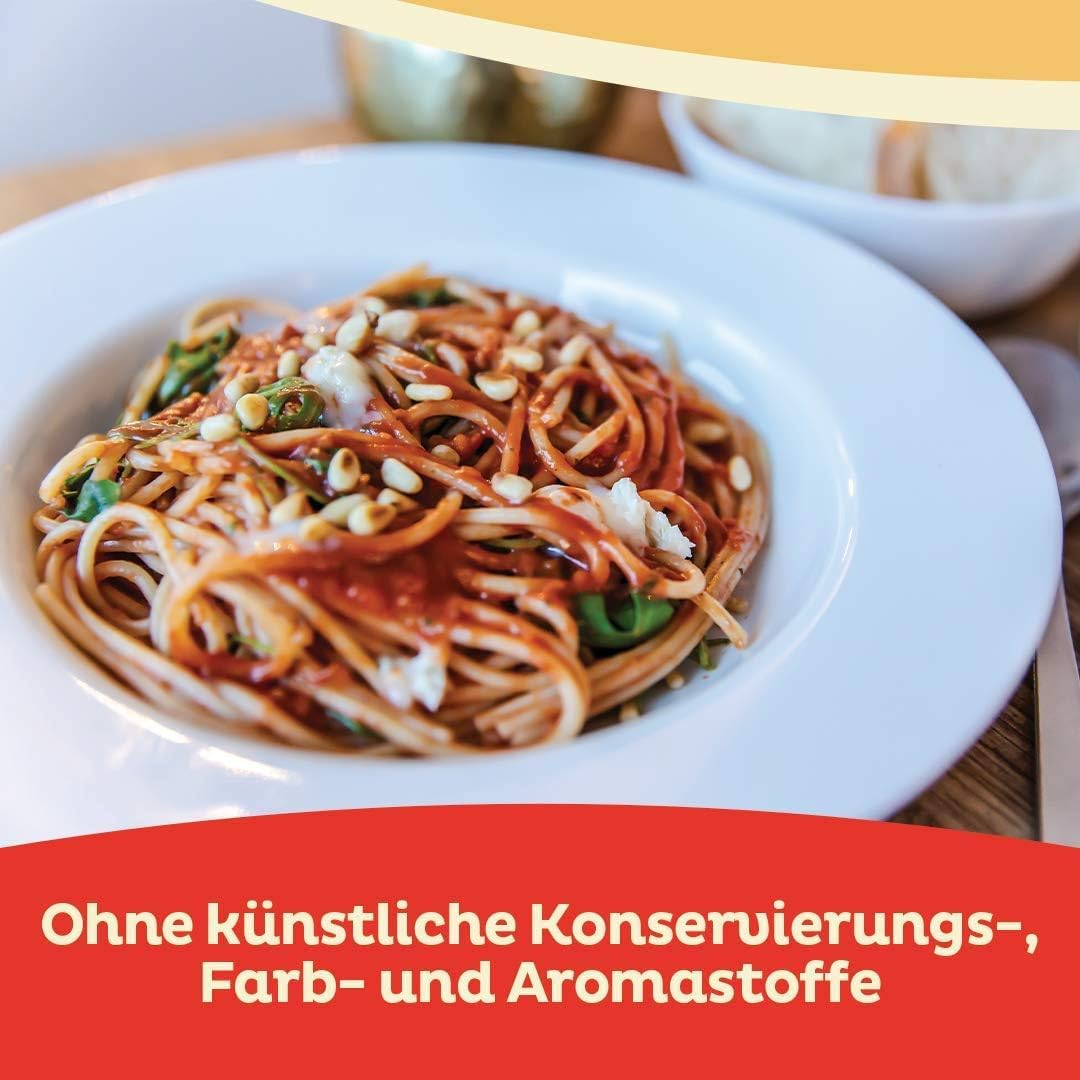 MIRACOLI™ 3 Portionen Spaghetti Klassiker 20x376,2g | 20 Packungen, Spaghetti mit Tomatensauce, Original Würzmischung, 3 Portionen pro Packung