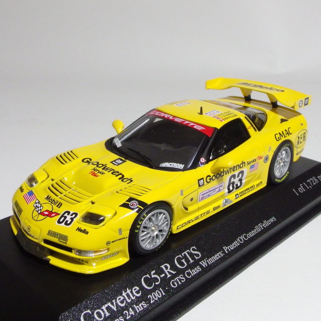 Amazon | ☆ PMA 1/43 シボレー・コルベット C5-R 2001 ル・マン