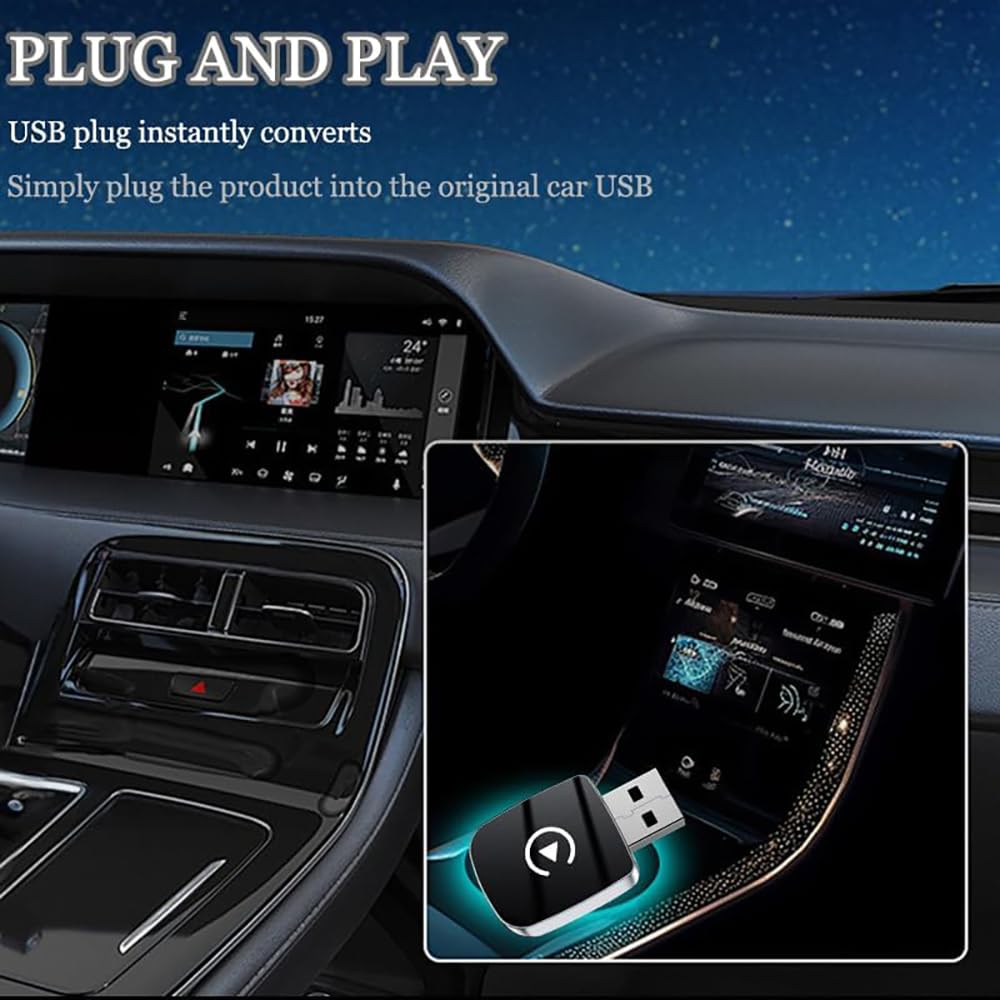 Bezprzewodowy adapter CarPlay do Lexus RC 2019-2024