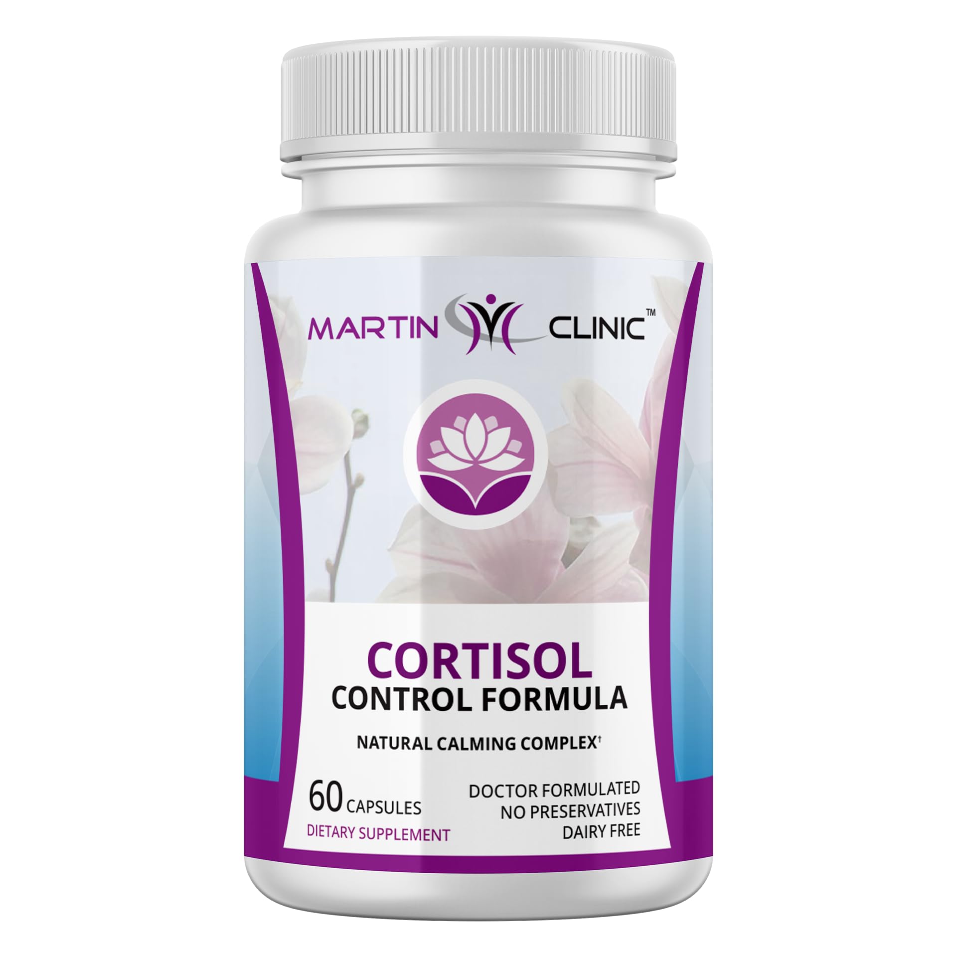 Cortisol Stress Balance + Calm Recovery — Daily Support for Healthy Stress Response & Emotional Stability — 60 Capsules