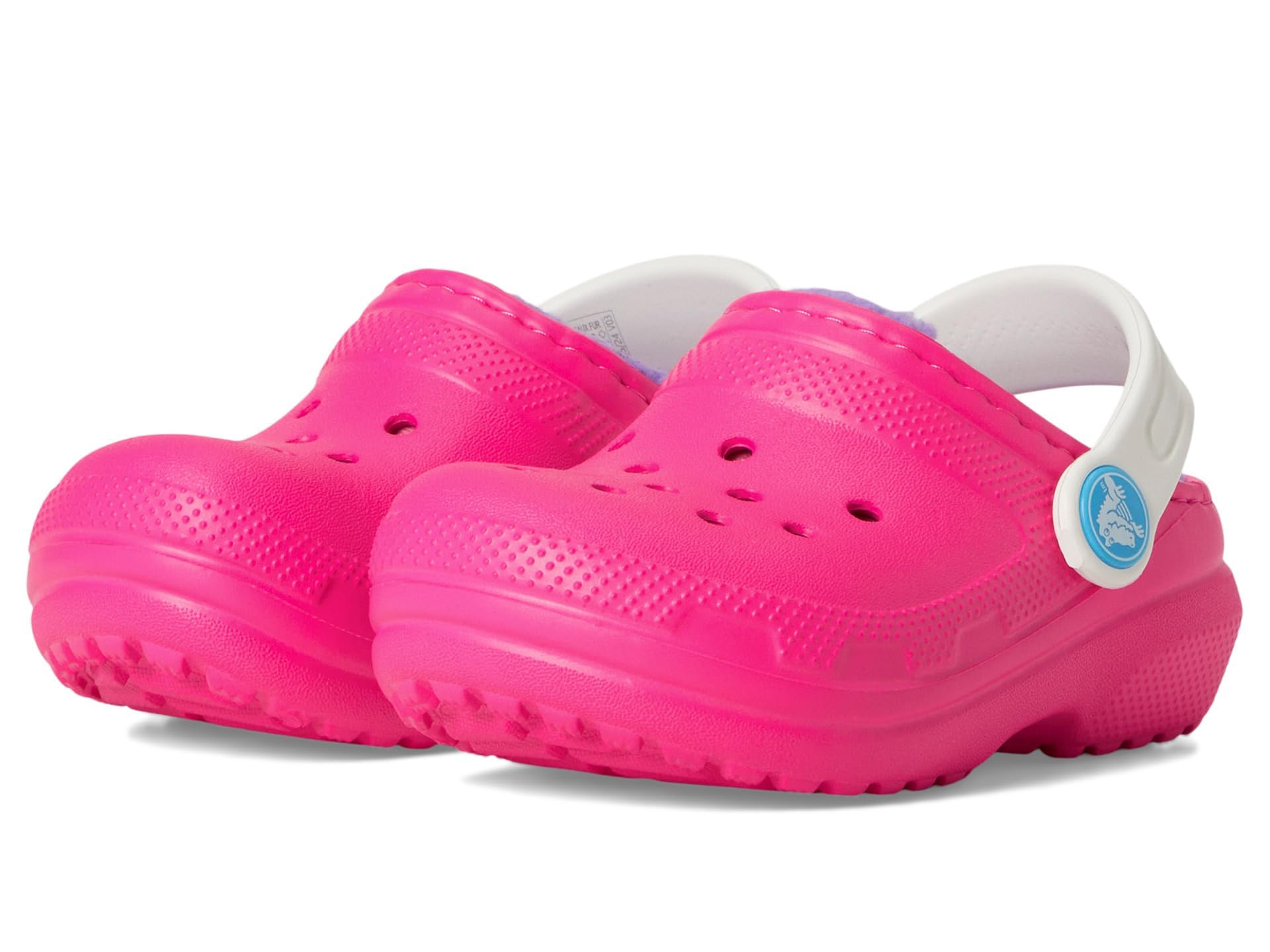 Crocs Girls Pink Classic Lined Clog For - 19 Eu - Kids