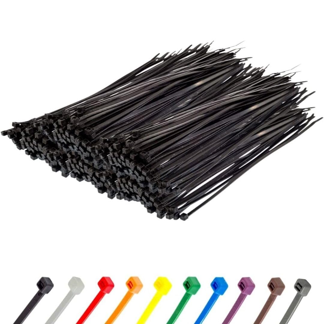 Gocableties Kabelbinder Schwarz 13000 Stück 200 x 4,8 mm UV-beständig