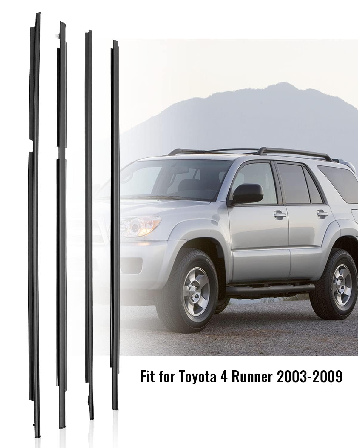 と互換性がある トヨタ 4Runner 2003-2009 68161-35060 ウェザー
