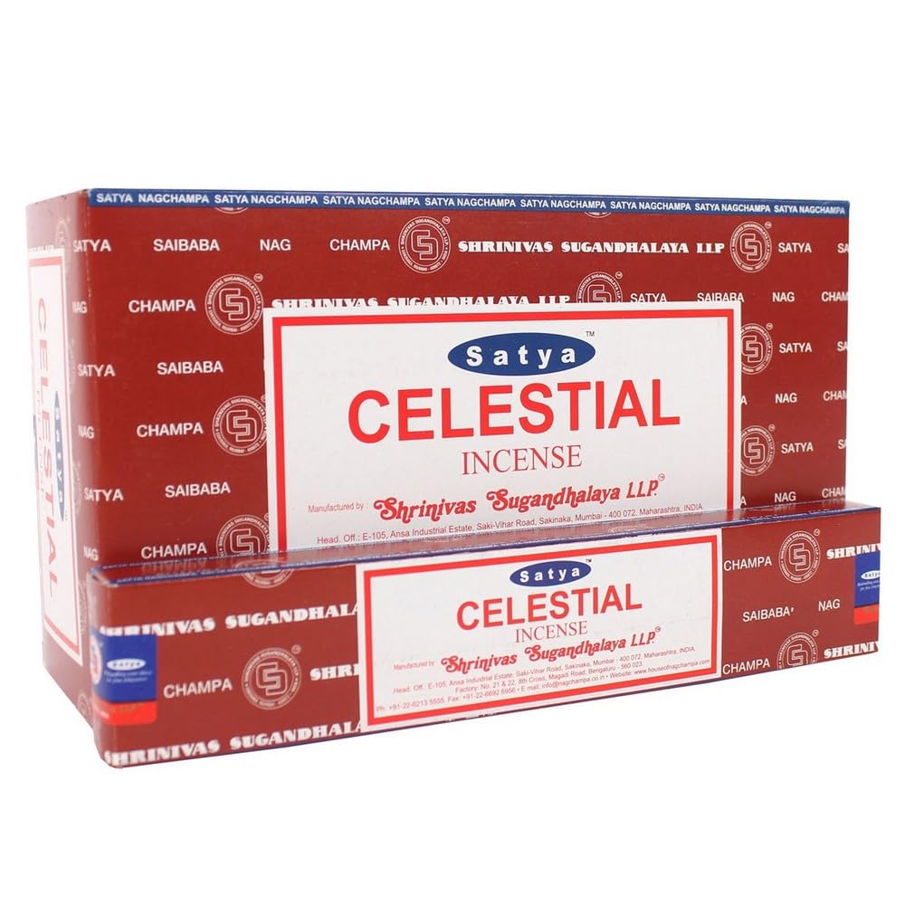 Satya Nag Champa Celestial Incense Sticks - 15g Pack