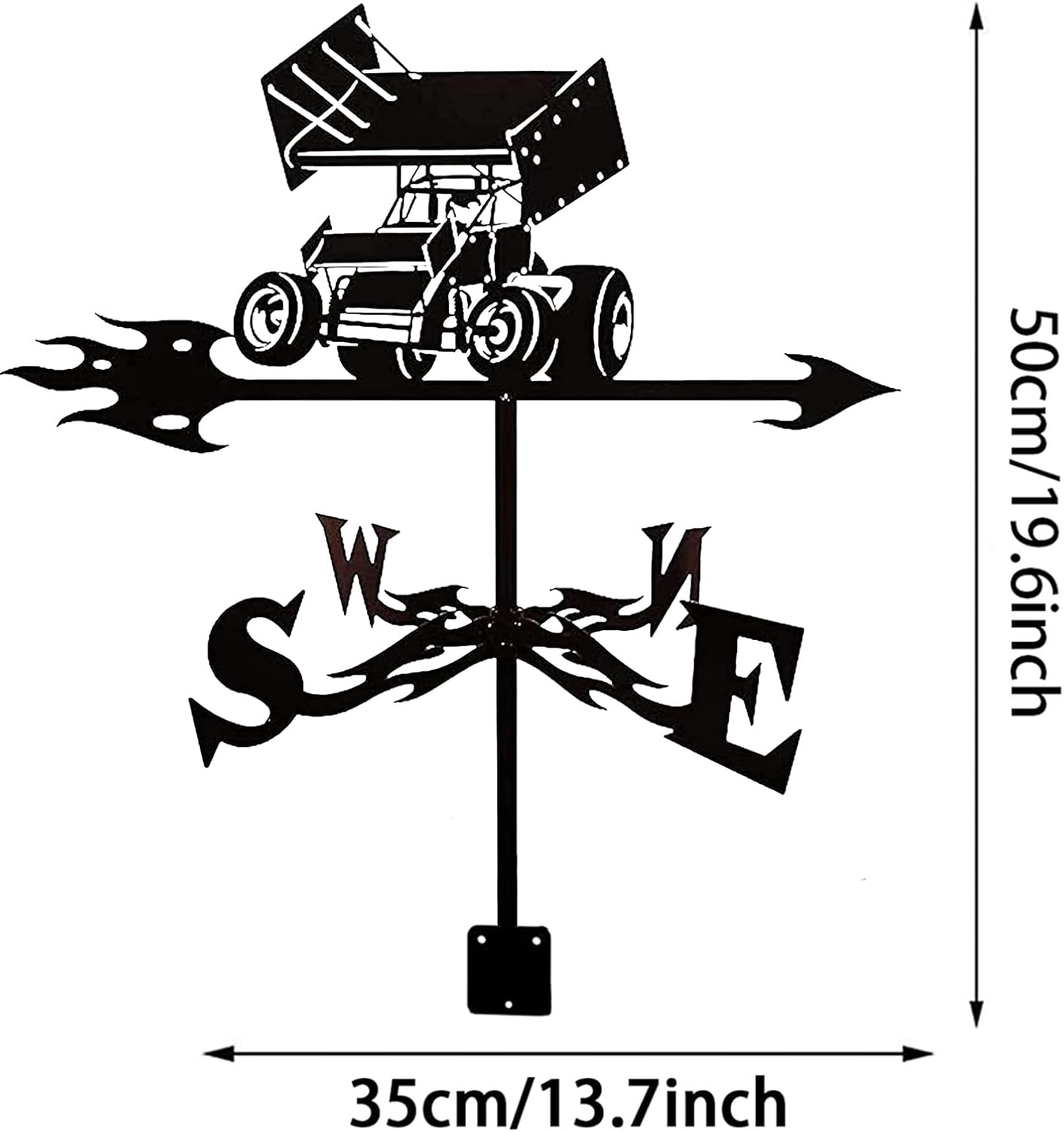 Metal Weather Vane for Garden Decor Farmhouse Decorative with Harvester Ornament weathervane Wind vanes,Yard Indicating weathervane