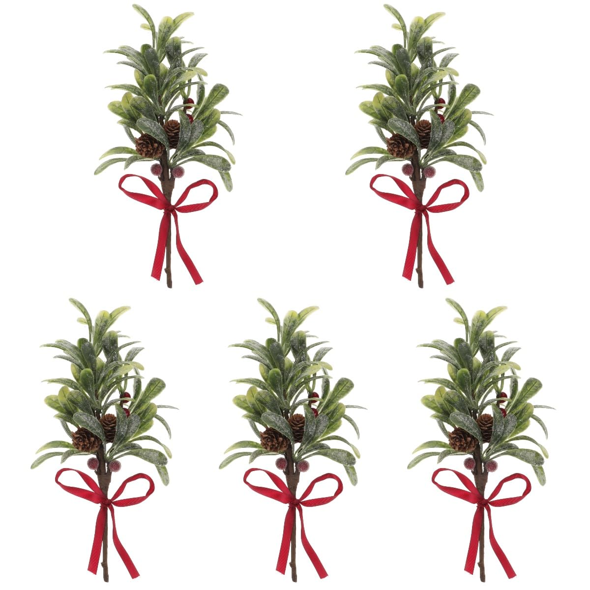 5stücke Künstlicher Weihnachtszweig Mit Beeren Weihnachtsdeko Für Vasen Tür Und Wanddekoration Lange Pflanzen Für Festliche Anlässe