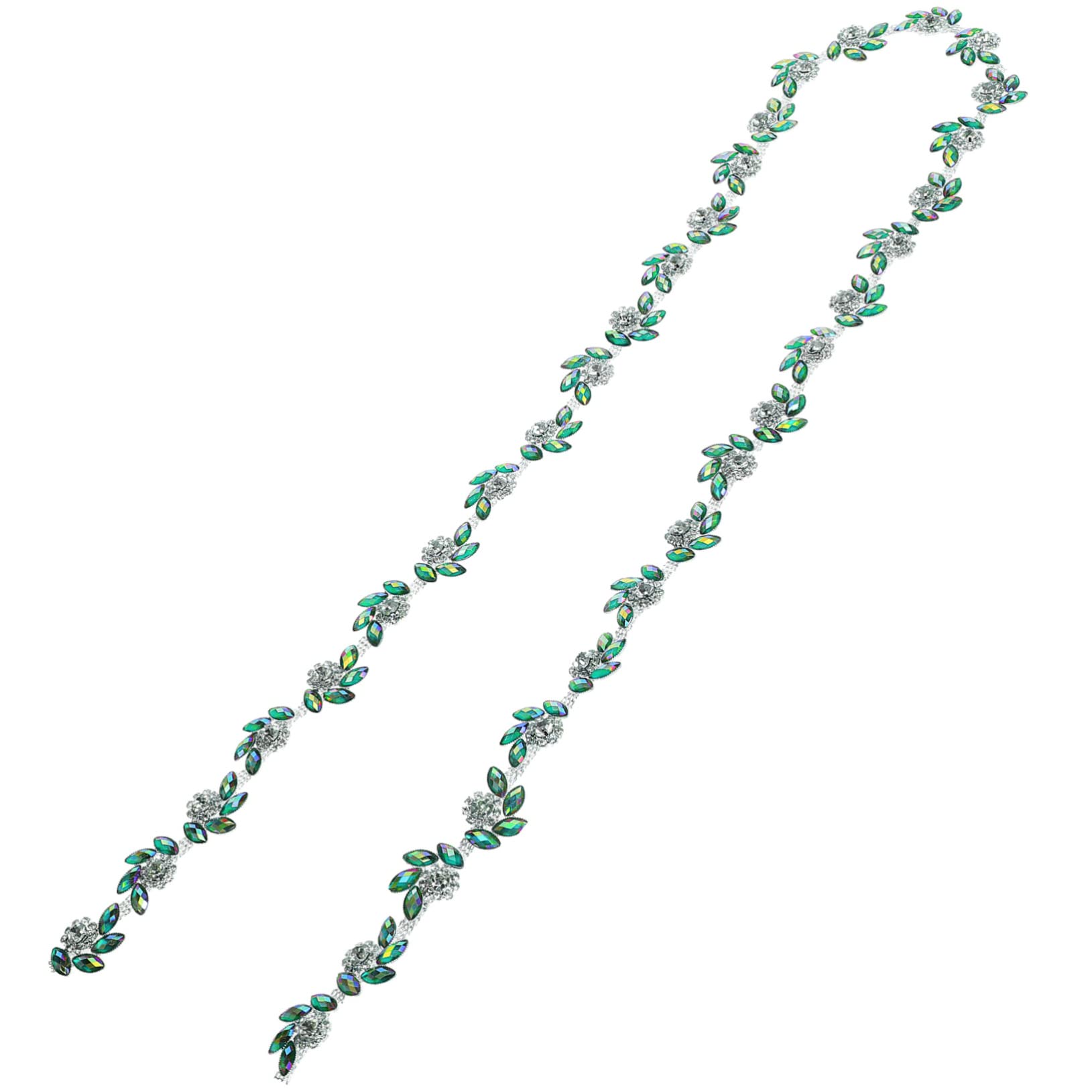NUOBESTY 3pezzi Cintura Applique Con Strass Per Da Sposa Decorazione Elegante Per Abbigliamento Scarpe e Accessori Per Cerimonie e Feste
