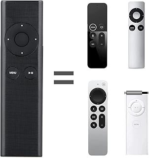 New MC377LL/A Replacement Apple Remote Control for Apple TV 4K HD MC377LL/A 1st 2ed 3rd 4th 5th Generation, Applicable Apple TV2 TV3, Mac, MacBook, iPhone, iPad, iPod