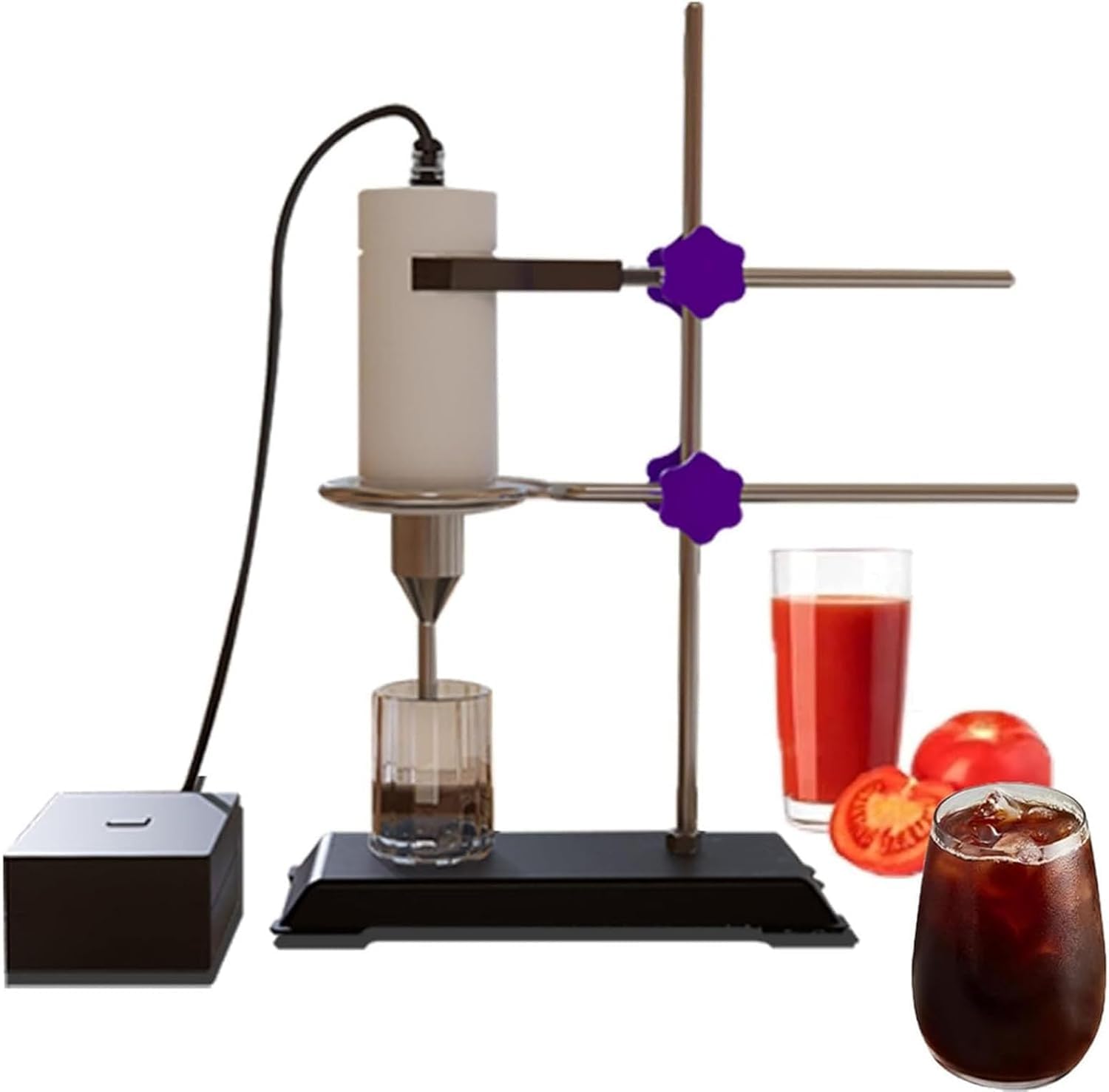 Procesador homogeneizador ultrasónico de 80 W con soporte, sonicador portátil, sonda de 8 mm para uso en laboratorios y hospitales.