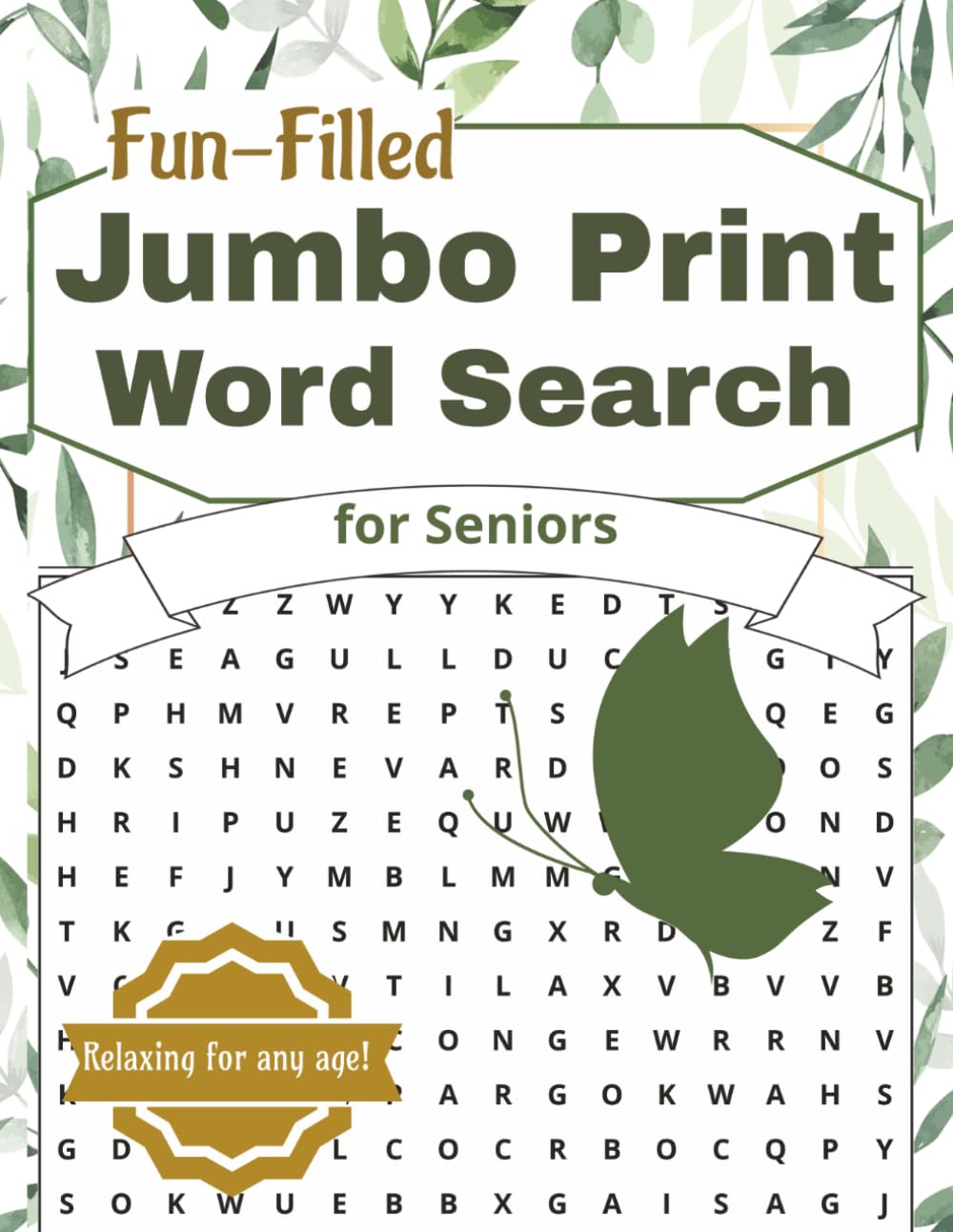 Jumbo Print Word Search for Seniors: Relaxing puzzle book with solutions featuring themes such as hobbies, holidays, seasons and more for teens, ... Print Word Search for Adults and Seniors)