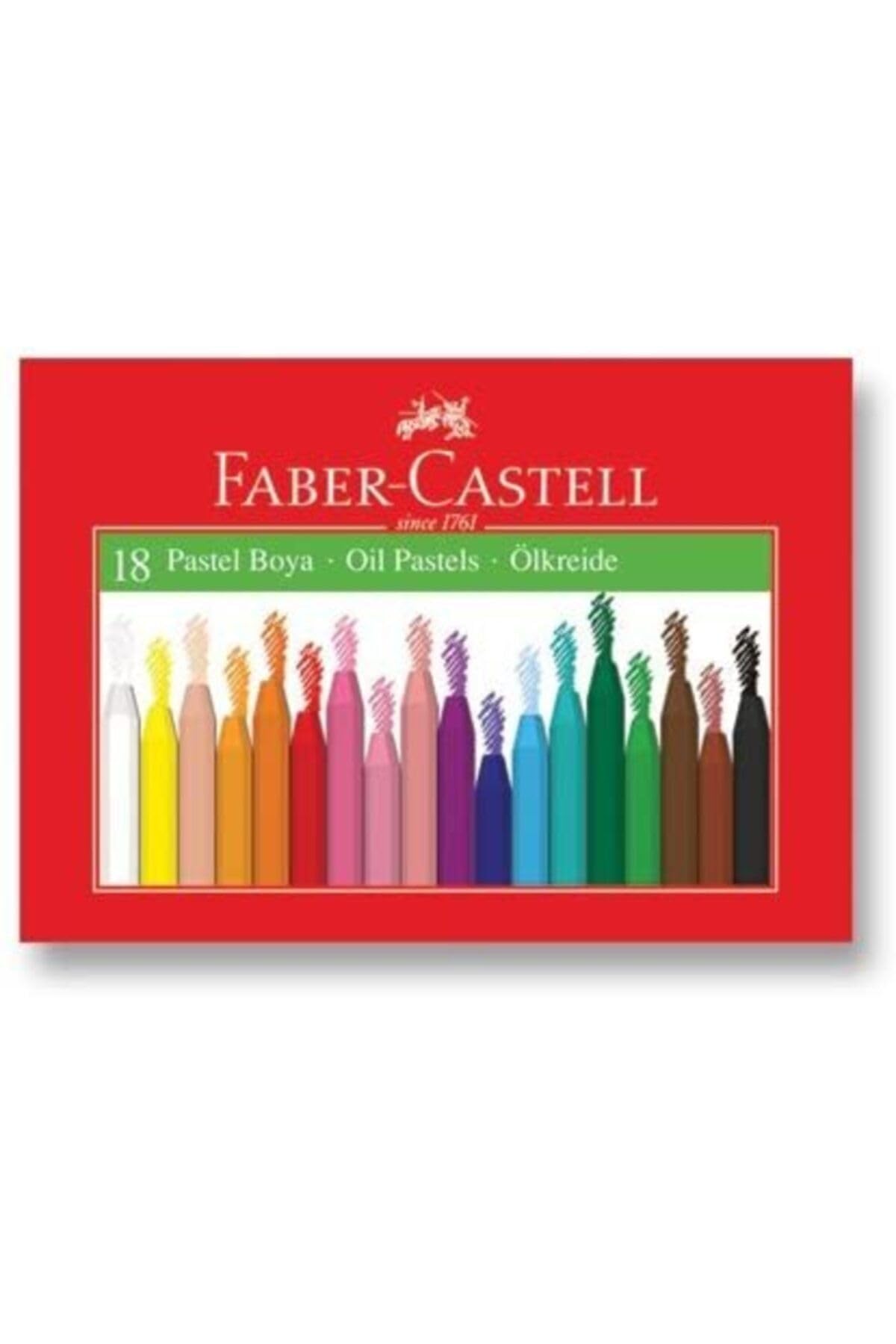 Faber-Castell Karton Kutu Pastel Boya, 18 Renk - 5282125318
